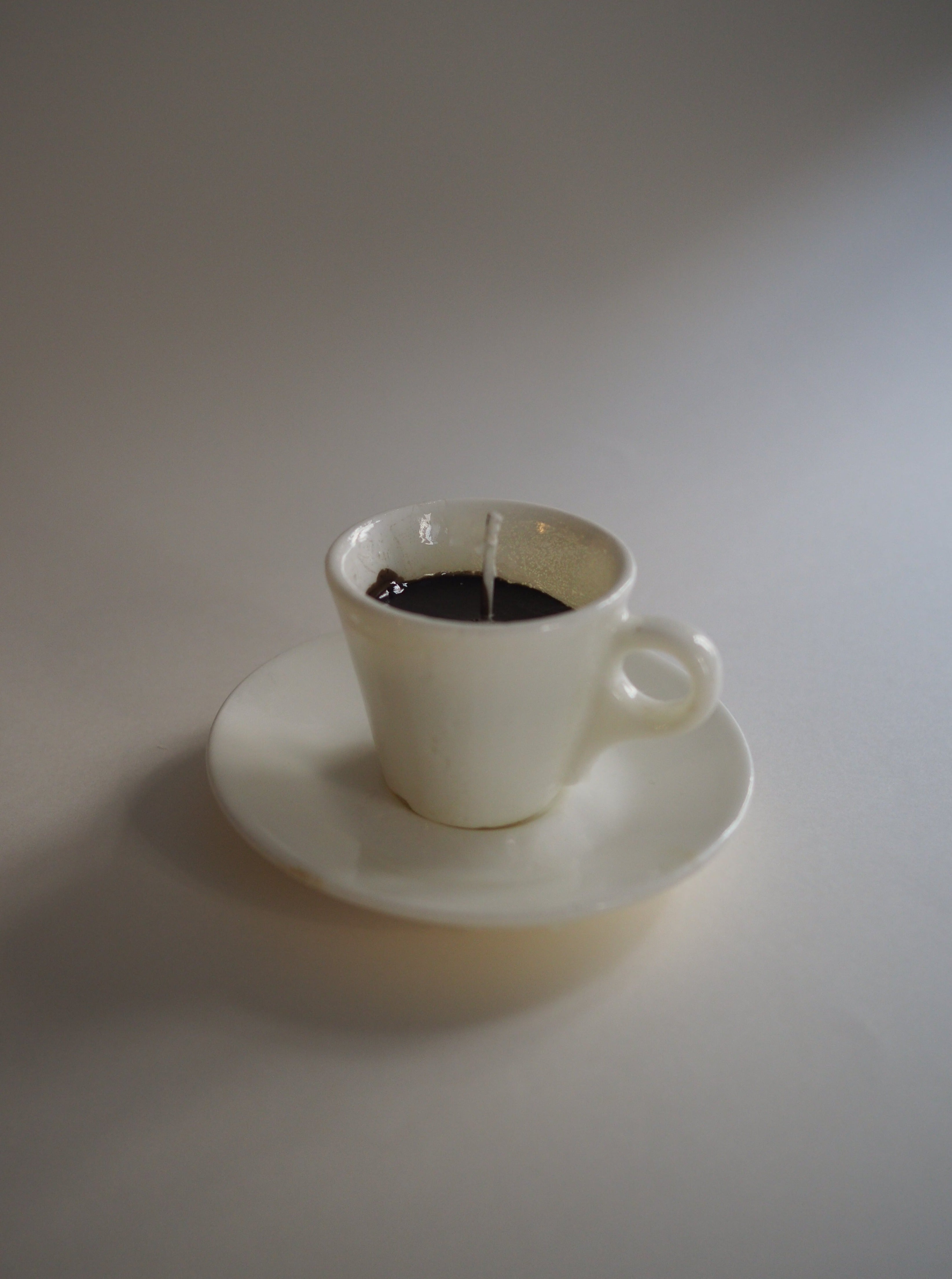 Coffee Cup Shaped Candle