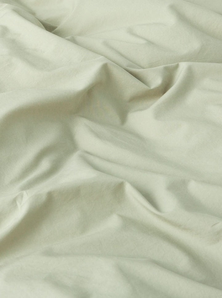 bedding Washed Cotton Percale Bed Set In Sage MOST