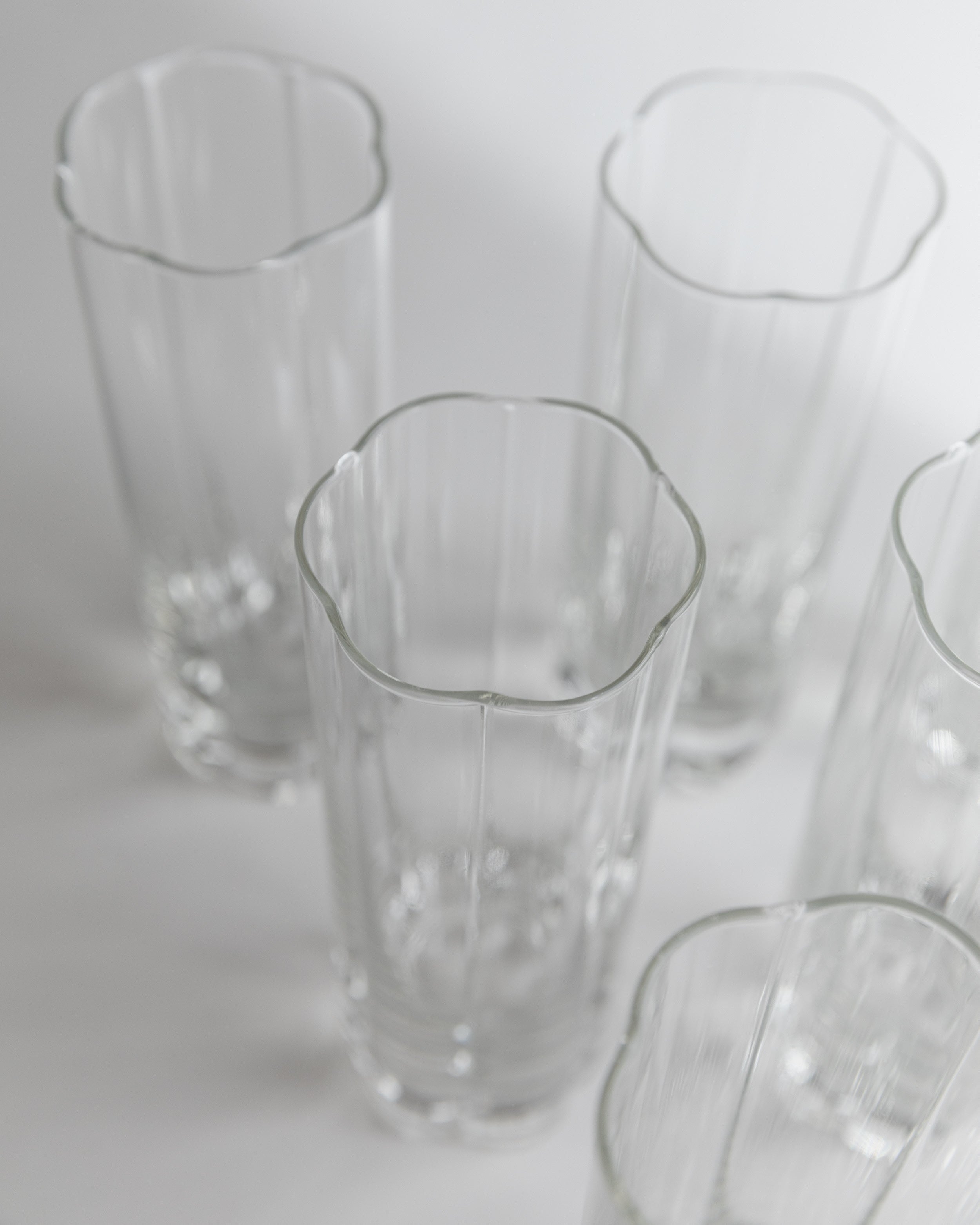 Ensemble de verres à boire de 6, Italie années 1980