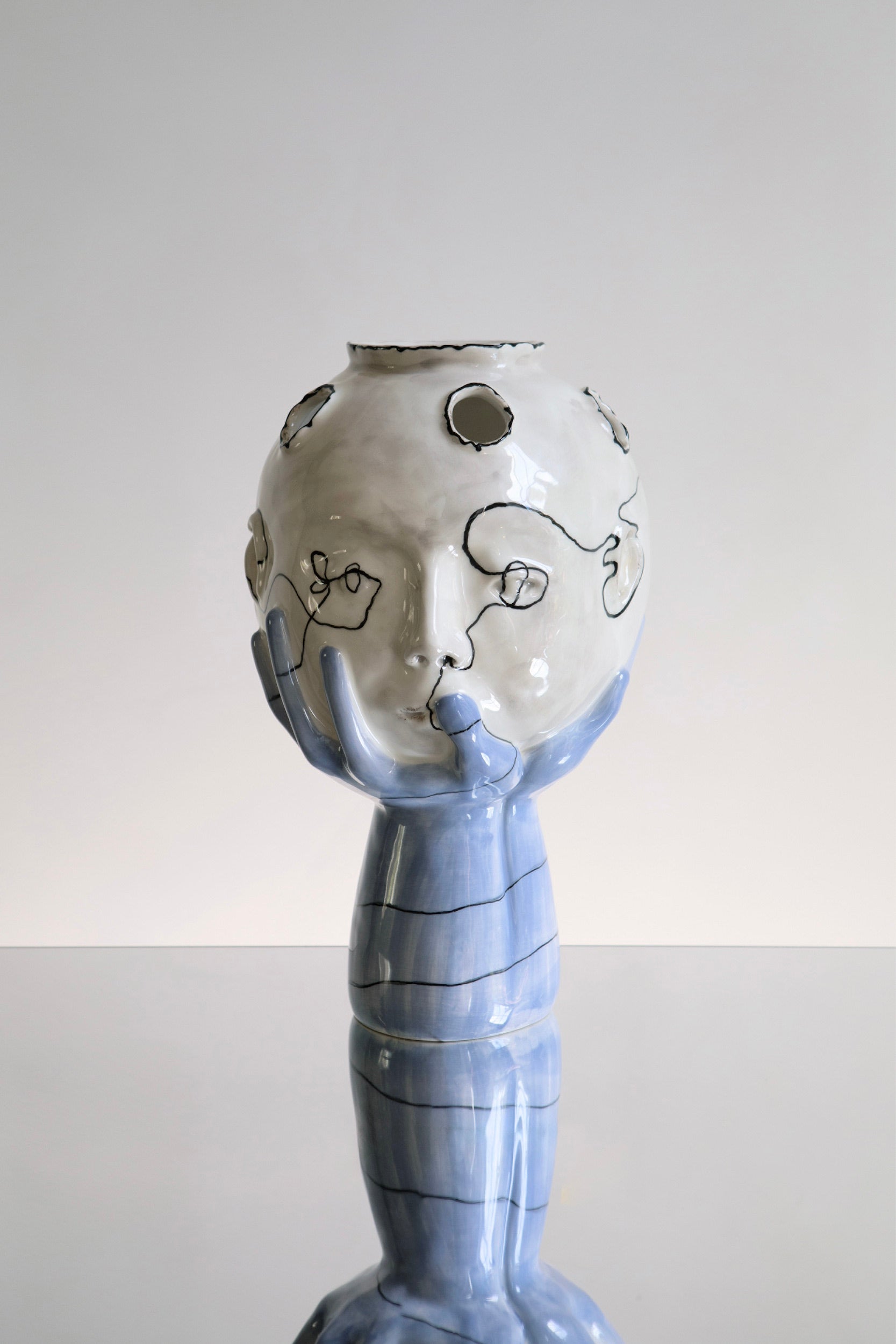 Head in Hands Wish Vase by House of Quentin Jones | The Oblist