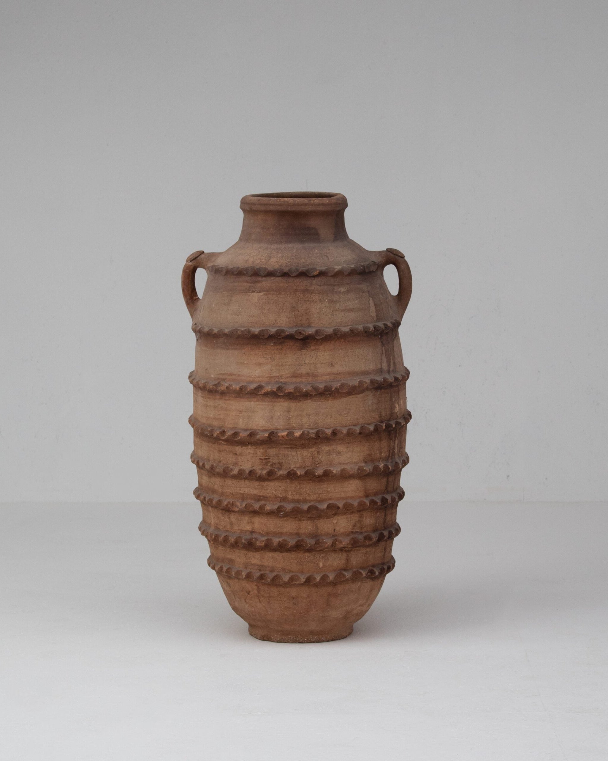Large Rustic Terracotta Vase by Malata Antwerp | The Oblist