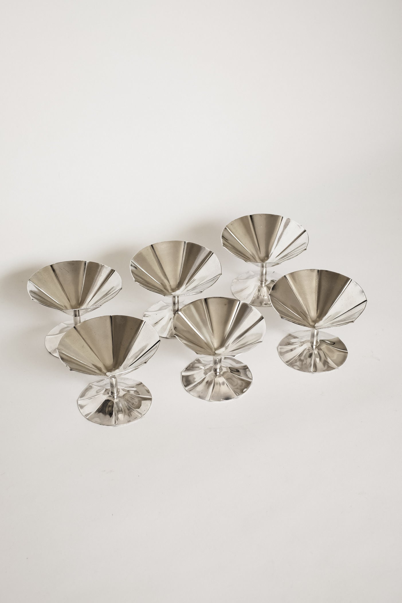 Mid-Century Sola Silver-Plated Ice Coupe Set  by septembre studios | The Oblist