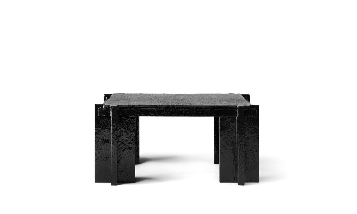 Idro Coffee Table (Aluminum) — lifestyle setting
