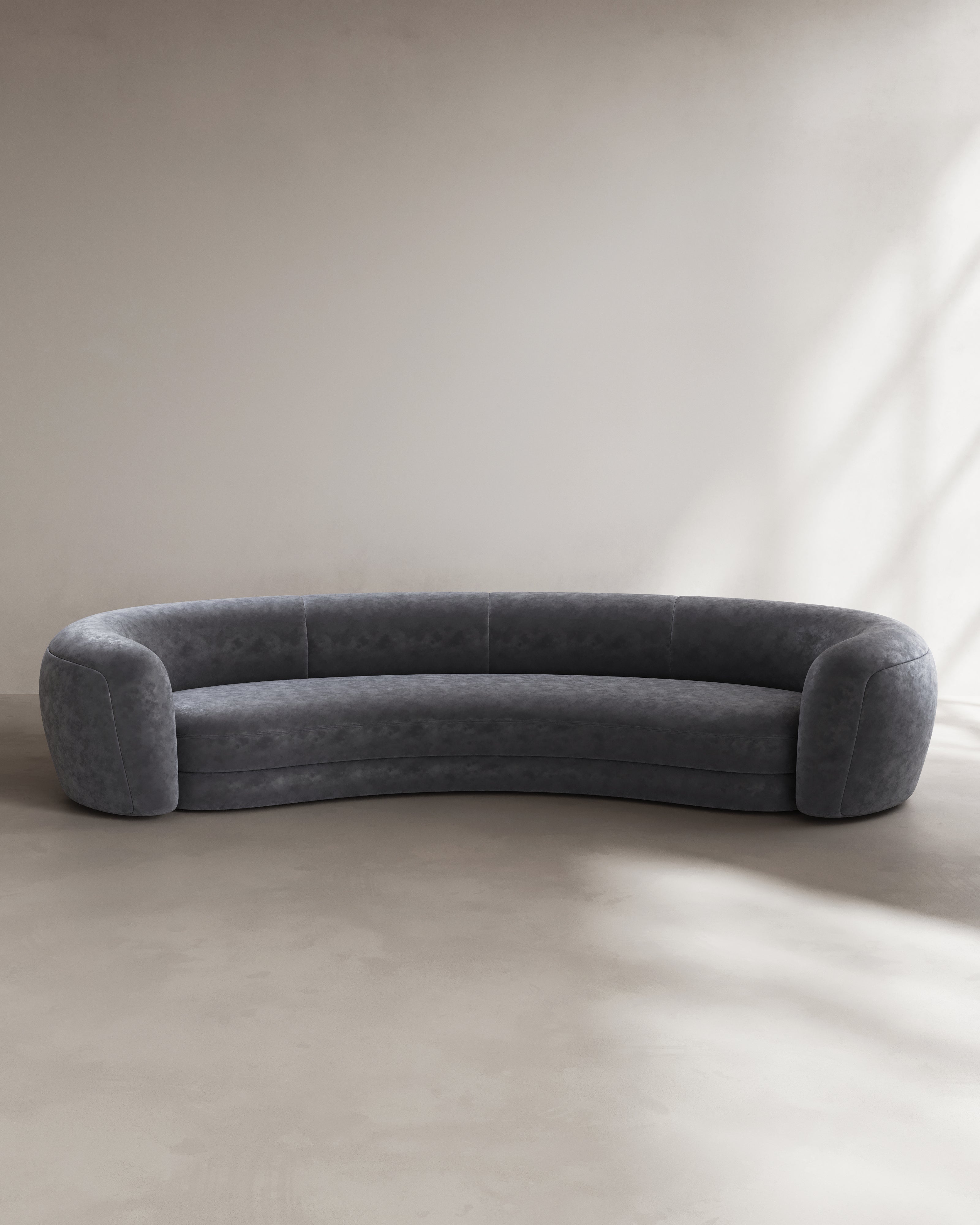 Palace Sofa III by Paloma Editions | The Oblist — gray velvet upholstery