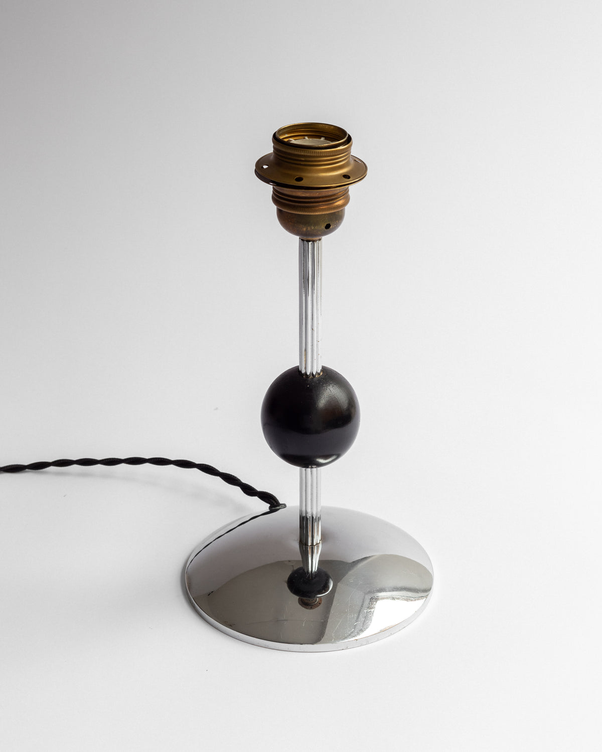 Swedish Modernist Table Lamp, 1930s-40s — side angle