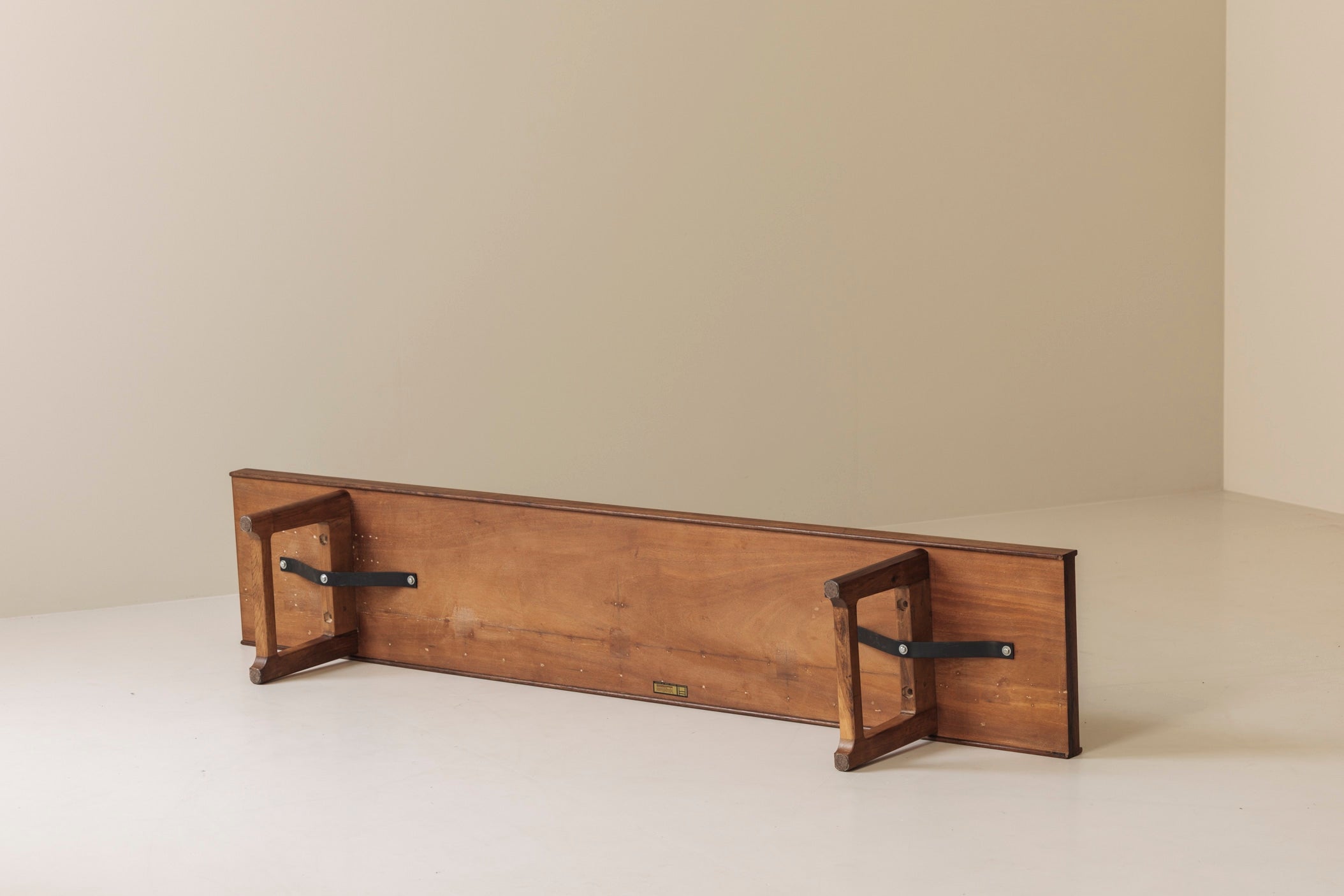 Long Krobo Bench by Torbjørn Afdal for Bruksbo, Norway 1960s — additional view