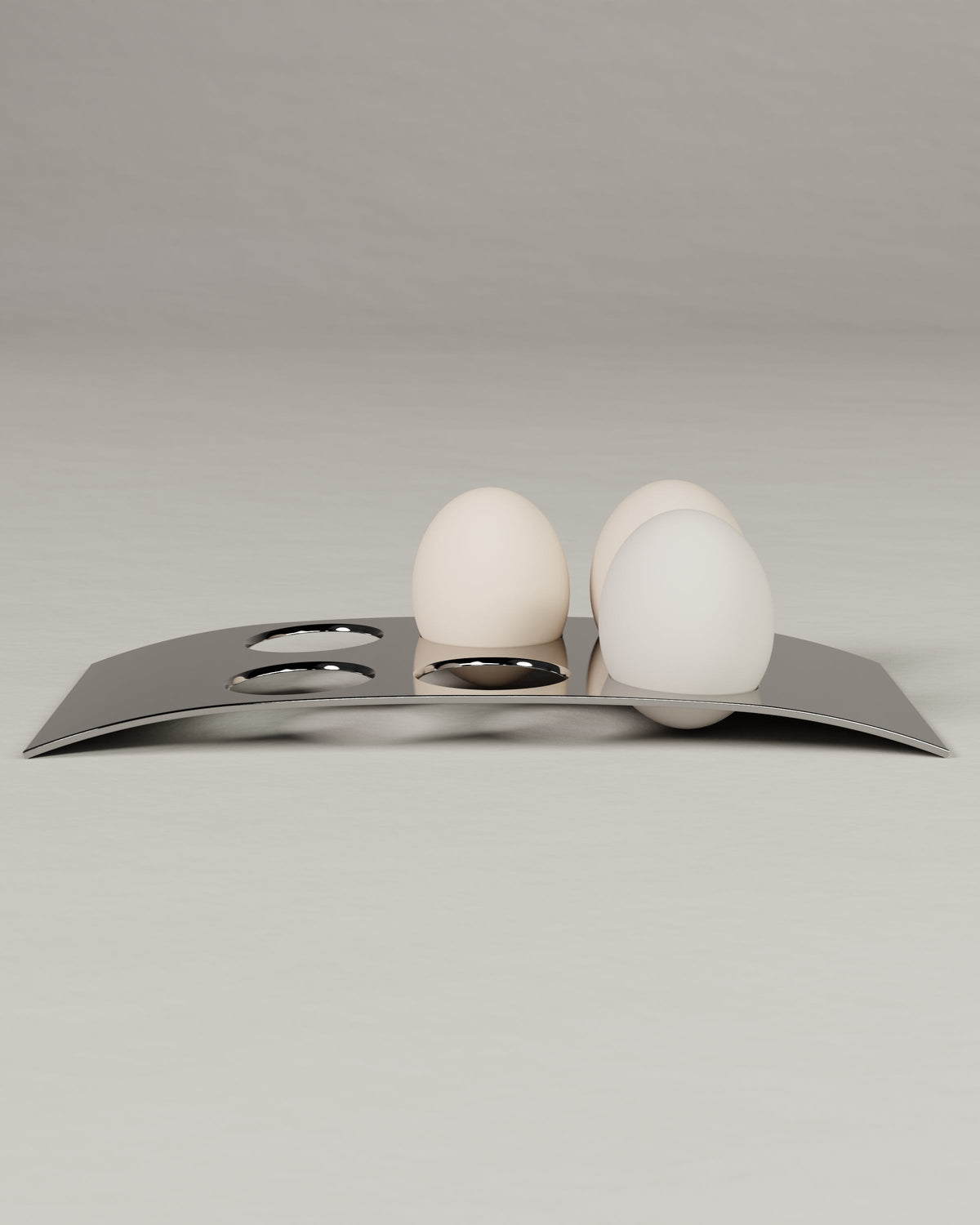 Plate OVO Egg Rack | Stainless Steel | The Oblist