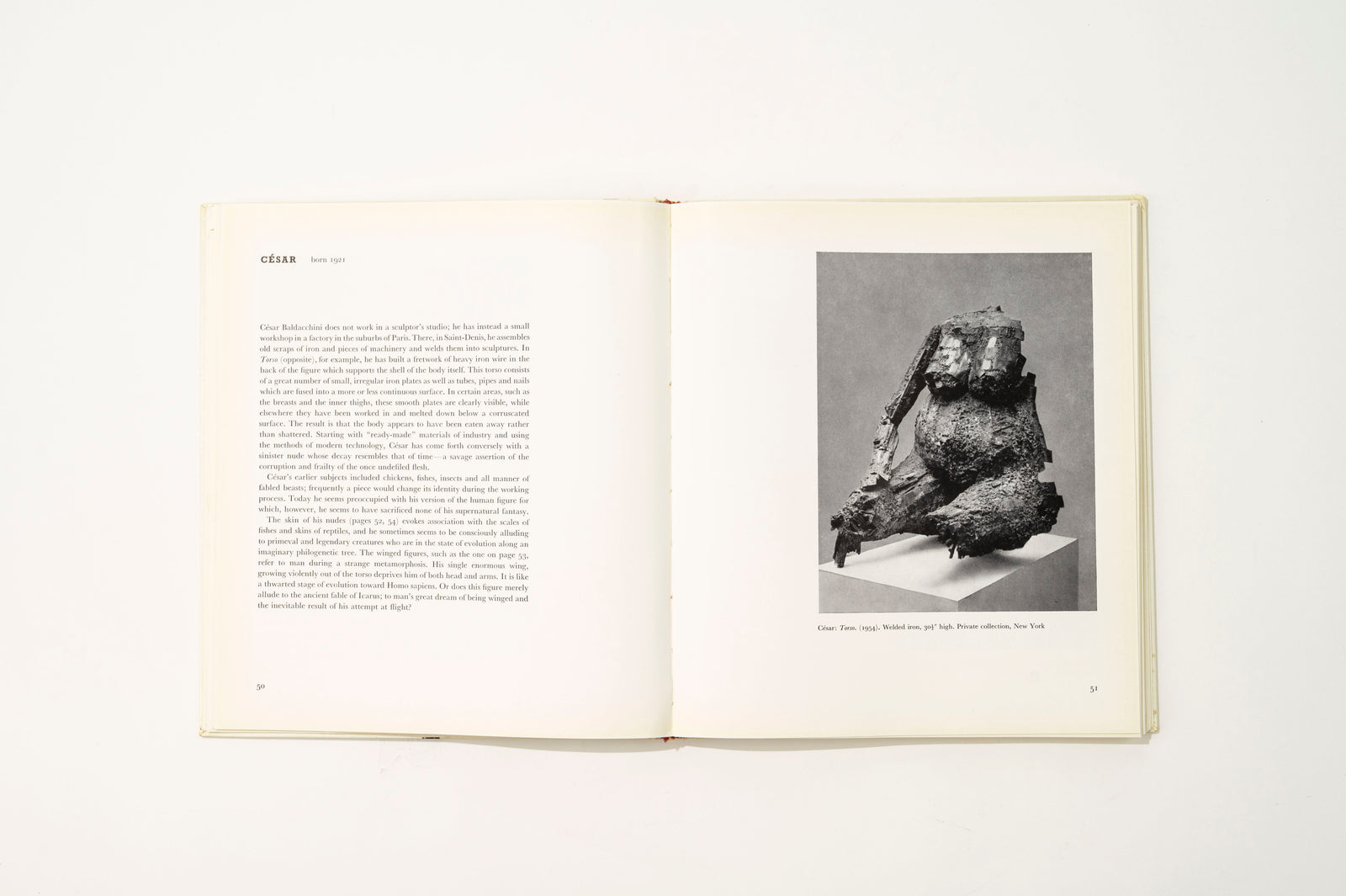 New Images of Man, MoMA, 1959 Peter Selz Art Book — close-up