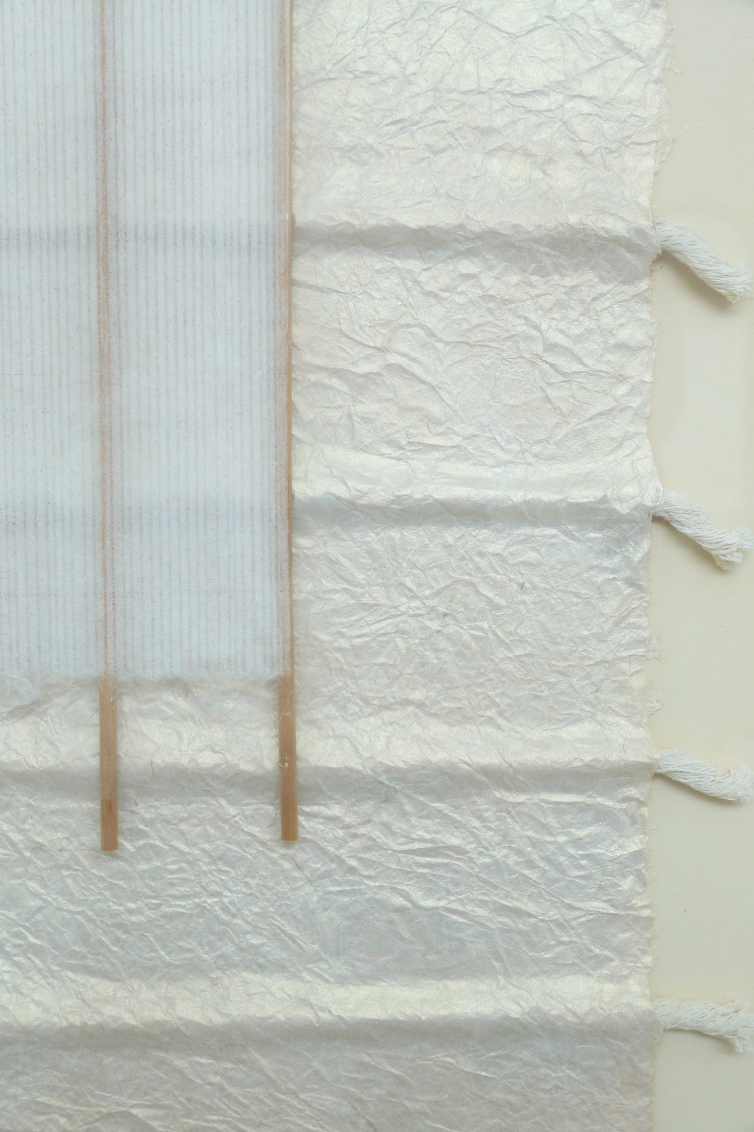 "Aurora" Textile Mixed Media Artwork — side angle