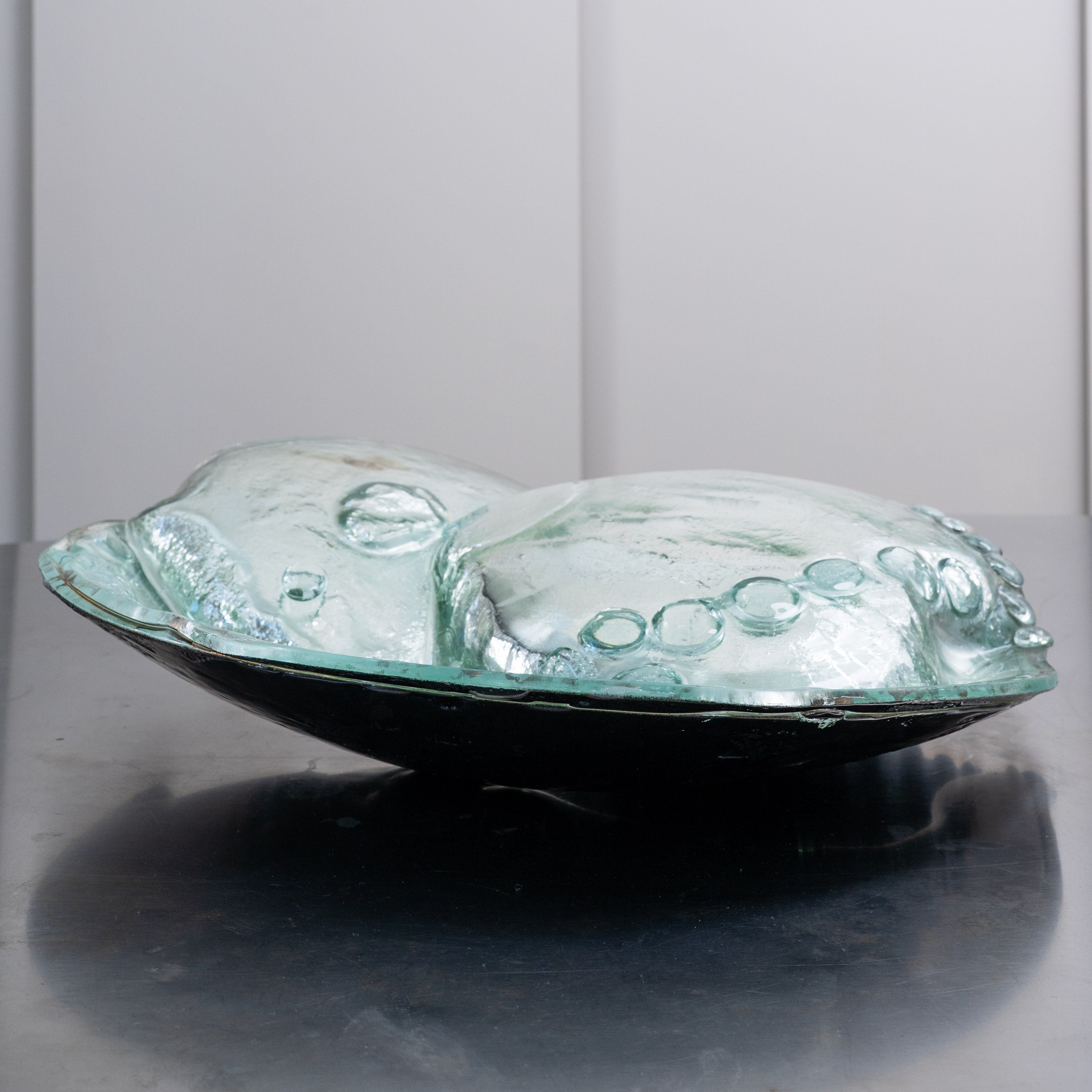 'Lunar Maria' Sculptural Glass Centrepiece Bowl by Christopher Matthews, 2025 — in context
