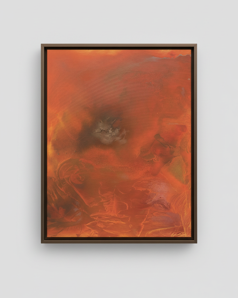 Rubra Painting by Jenna Bitar | The Oblist — orange tones, modern art