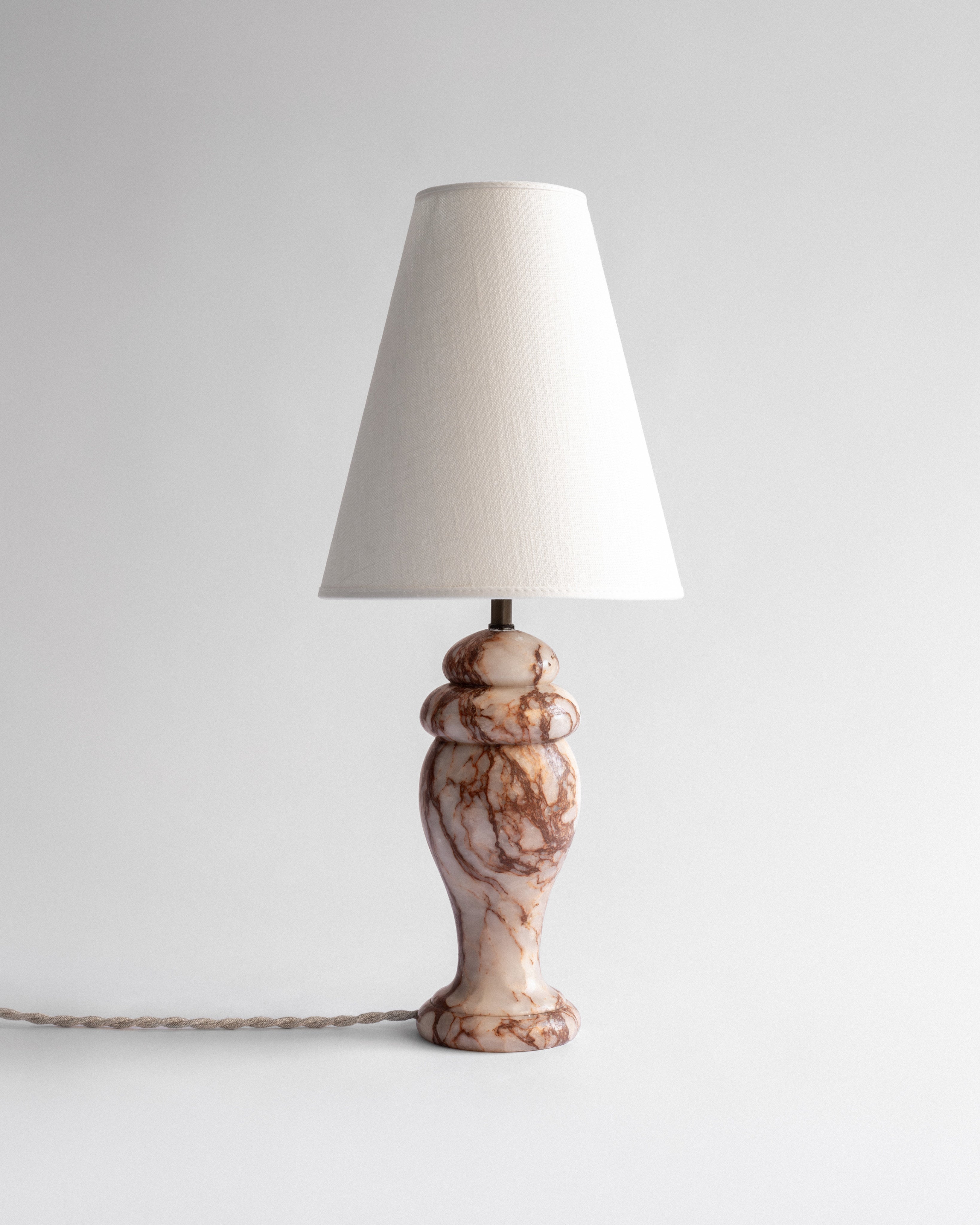 Art Deco Alabaster Table Lamp, 1930s, Denmark by Spigel | The Oblist
