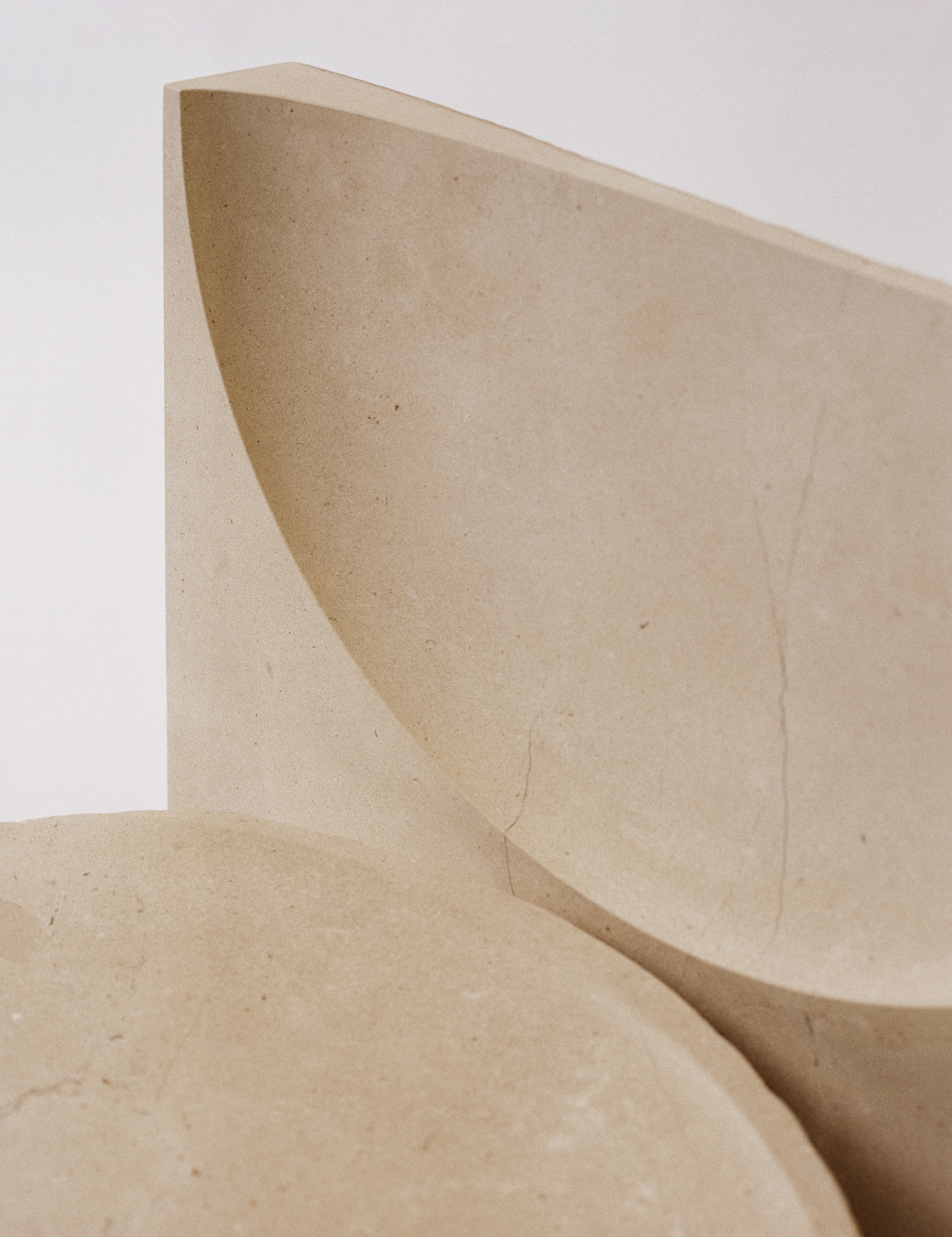 VAGA Chair in Stone and Limestone — lifestyle setting