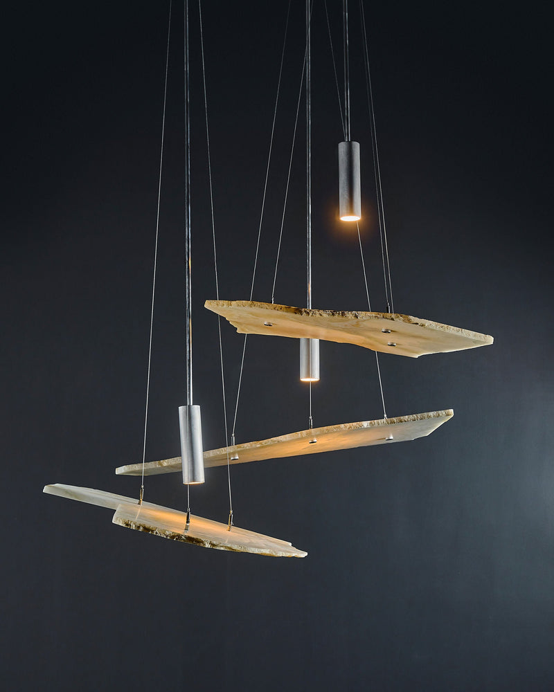 'Unbroken' Onyx Chandelier by Slash Objects | The Oblist