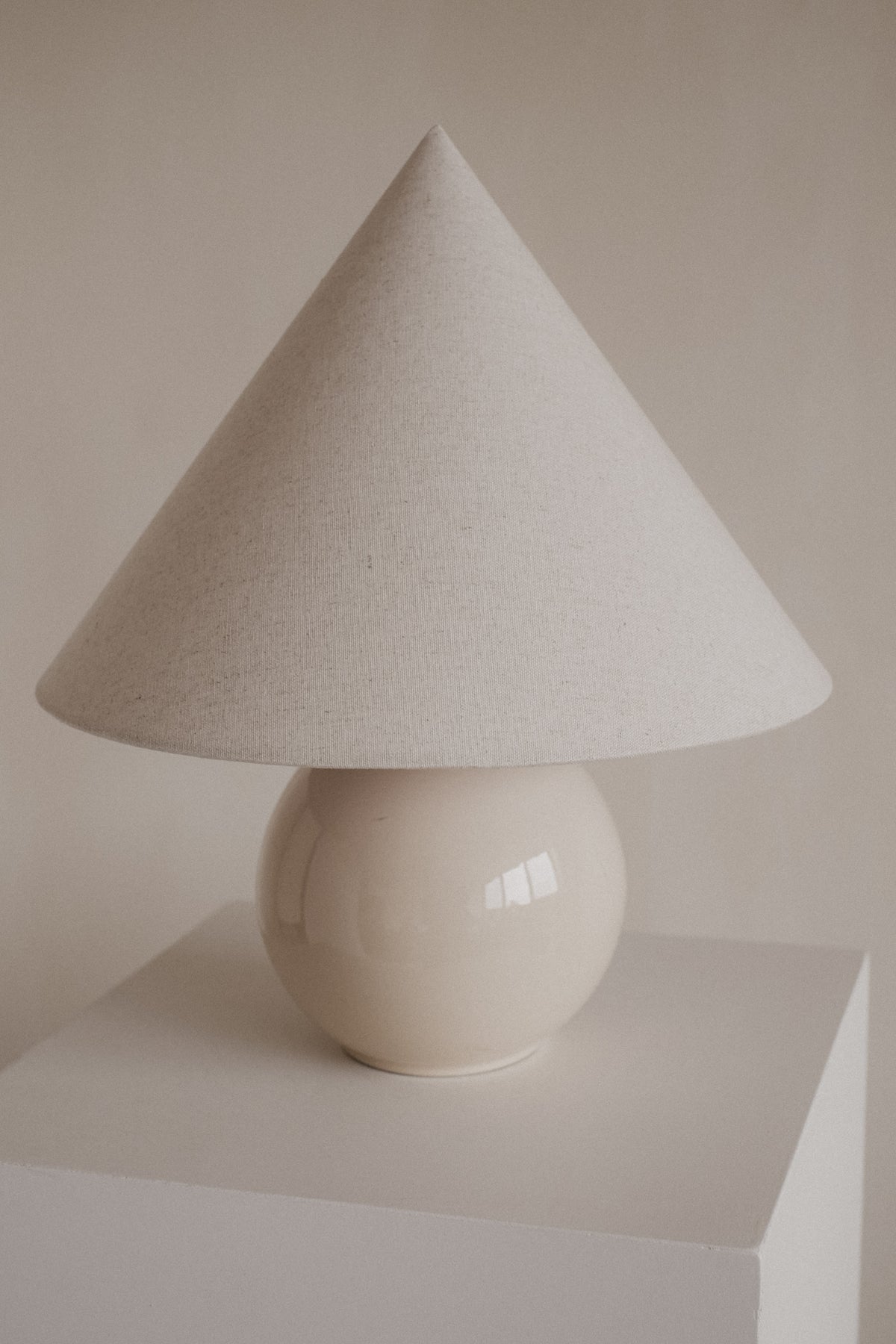 Ceramic Cone Table Lamp — alternate view