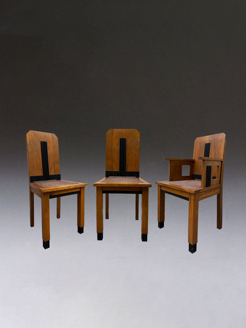 Art Deco Armchair in Mahogany - Art Deco/Modernist Collection by STUDIO ASAC | The Oblist