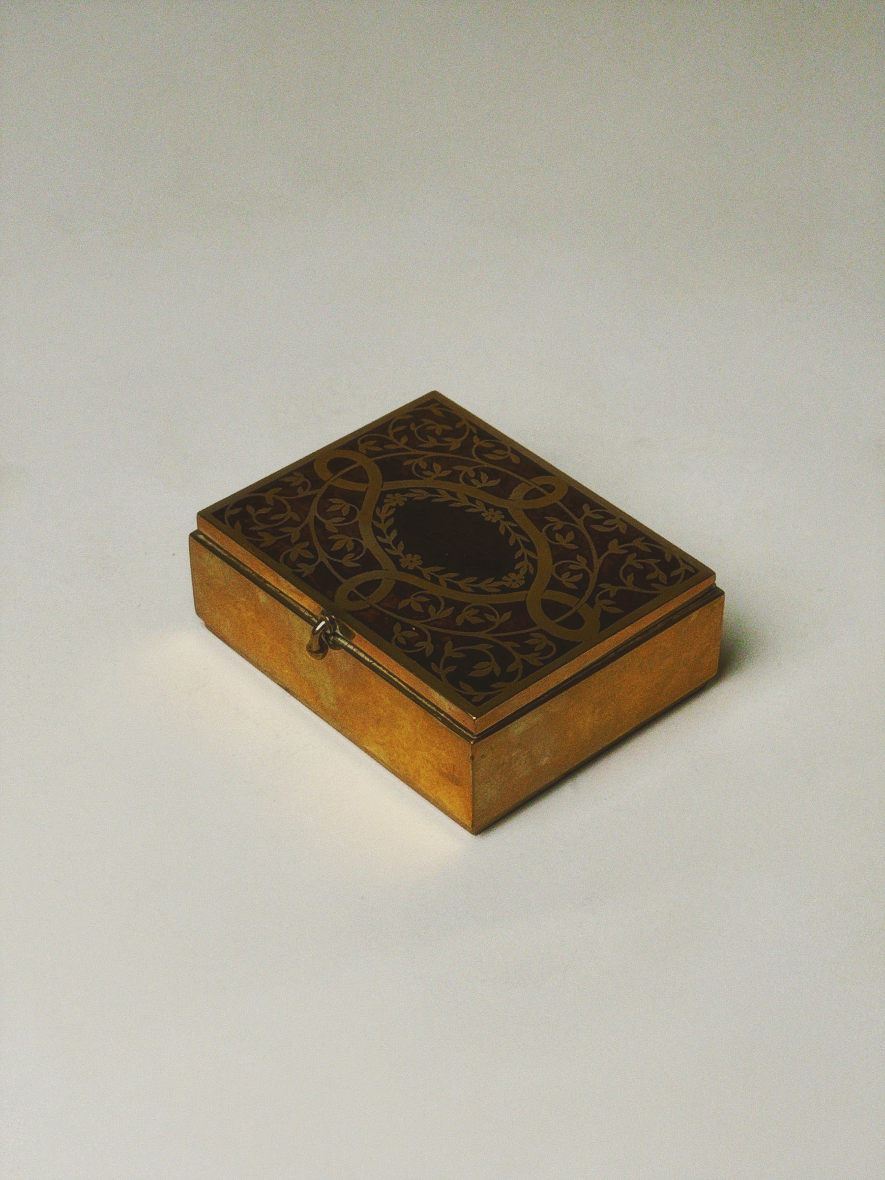 Erhard & Söhne Secessionist Brass Box
Germany, c.1905–1915 — detail view