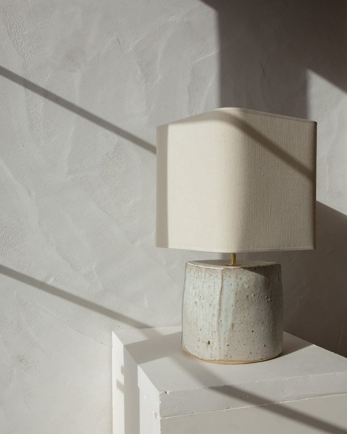 Météor Table Lamps in Ceramic and Textile — lifestyle setting