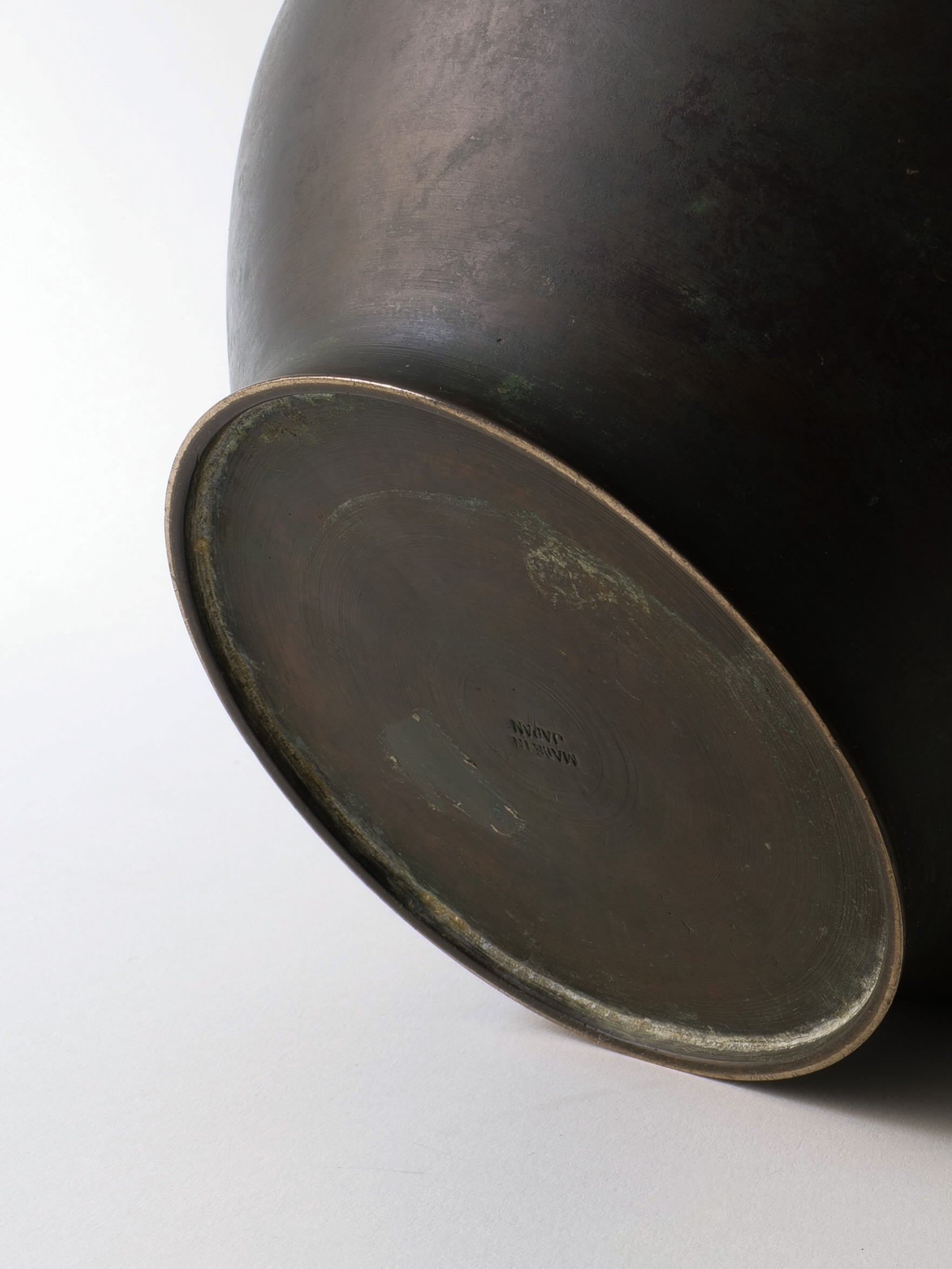 Vase Ikebana en bronze Japon années 1900