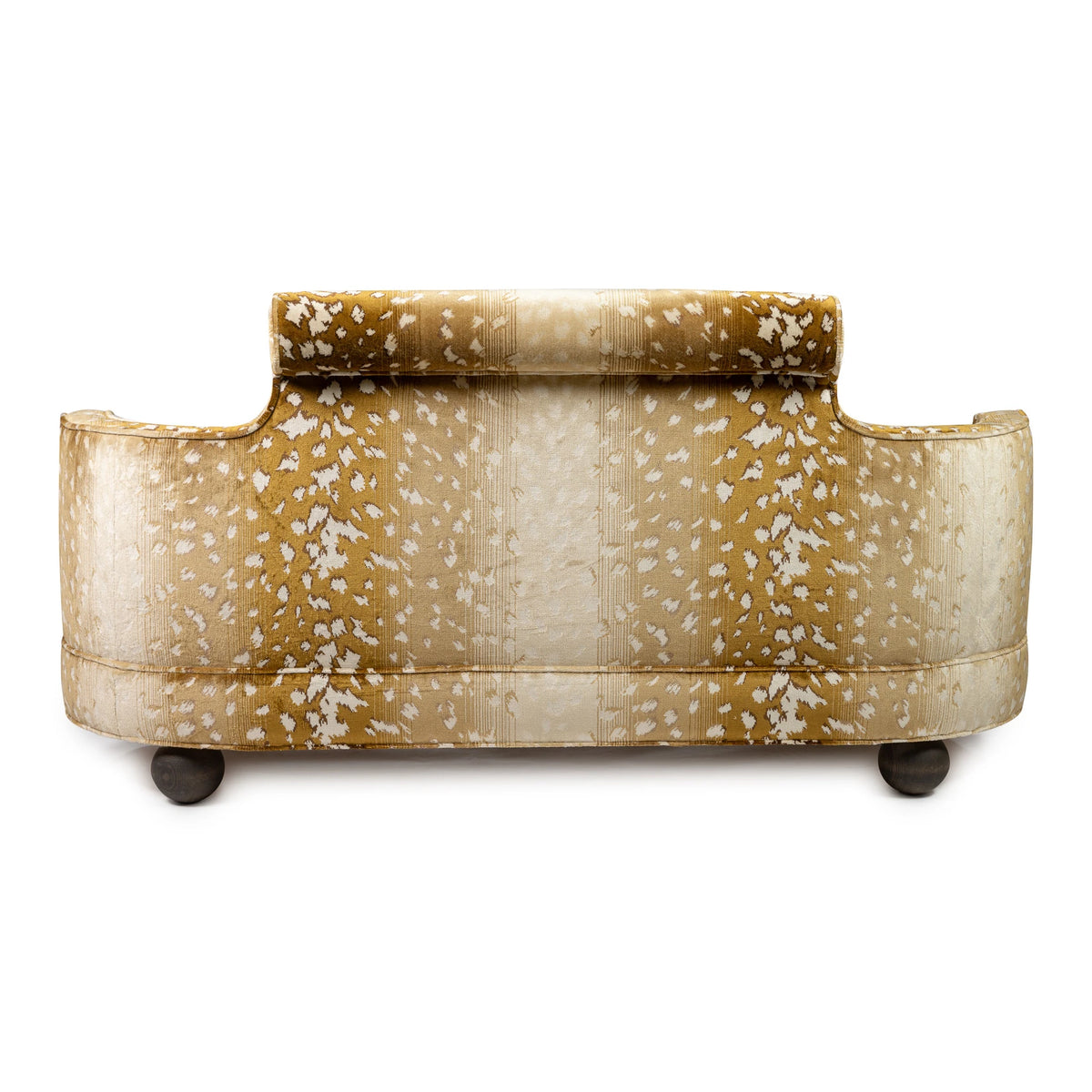 Ralph Love Seat - Velours Faon by Nobilis — side angle