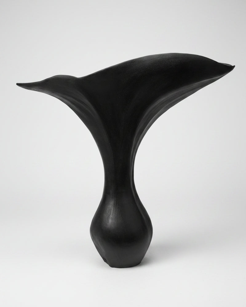 Contemporary Sculpture in Ceramic - MidNight Garden Collection - No. 120 by Beverly Morrison - Sculptor