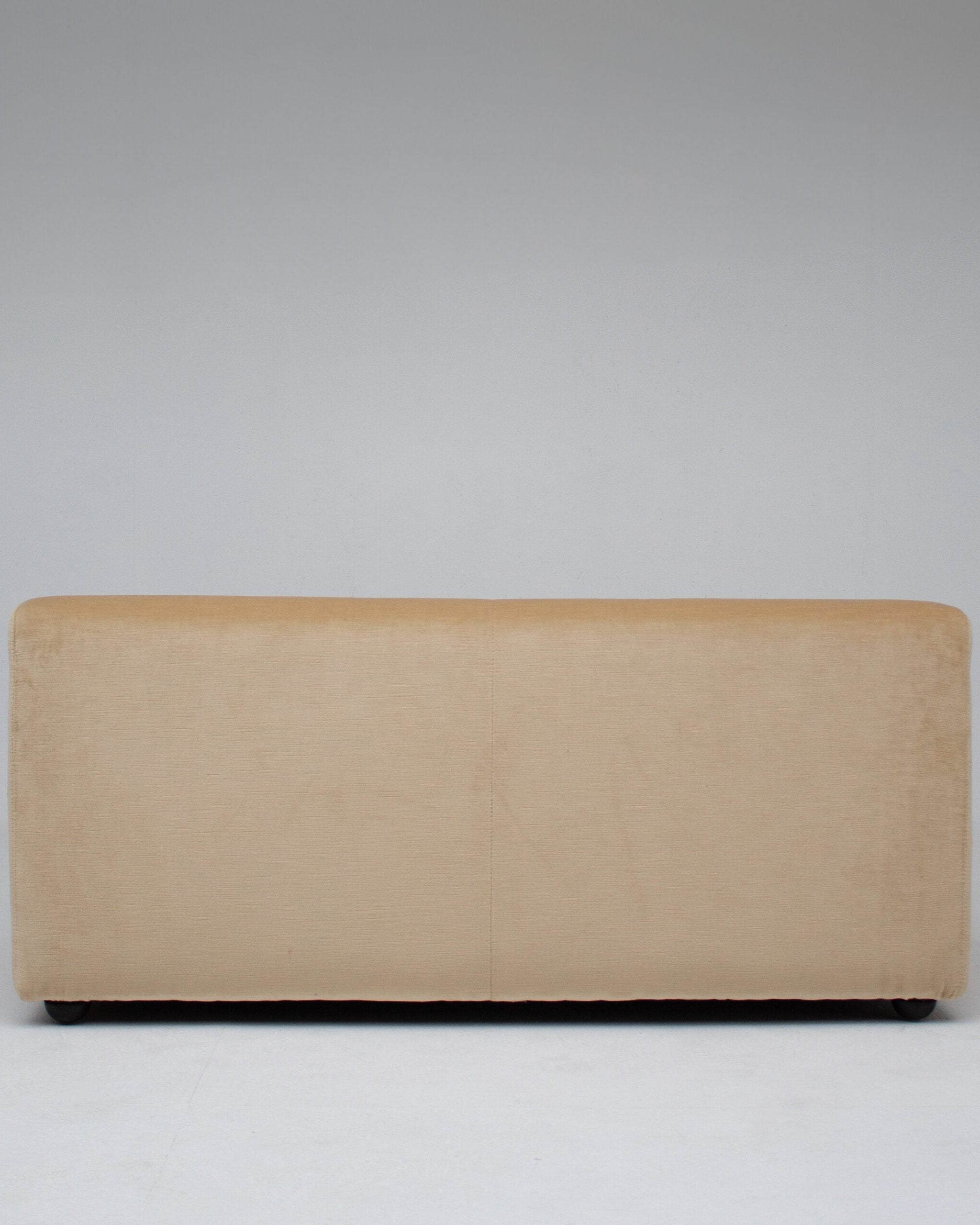 Sofa by Gigi Radice in Beige Velvet