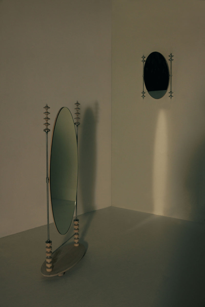 Hour Briar Wall Mirror — detail view
