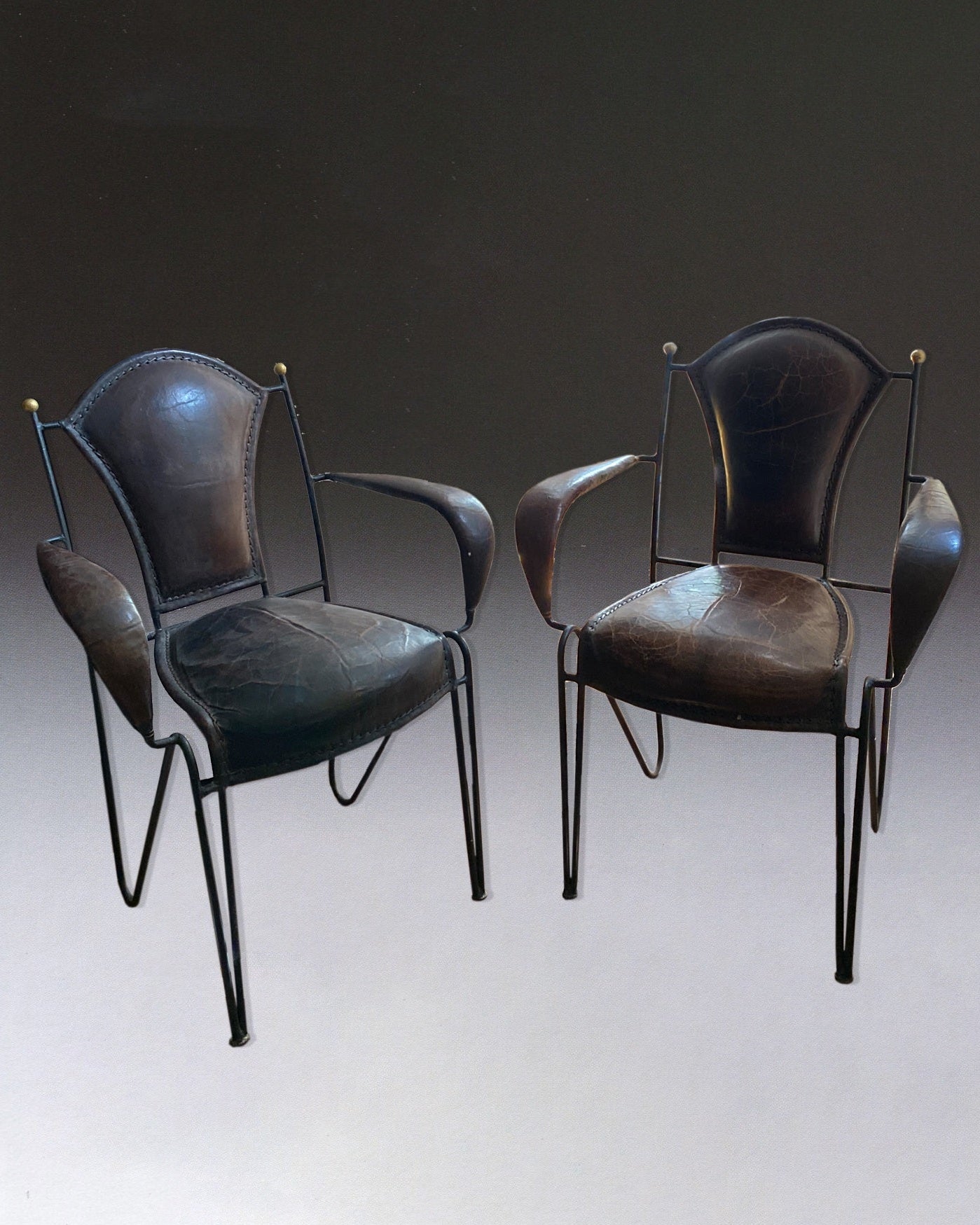 Pair of Frederic Weinberg Chairs