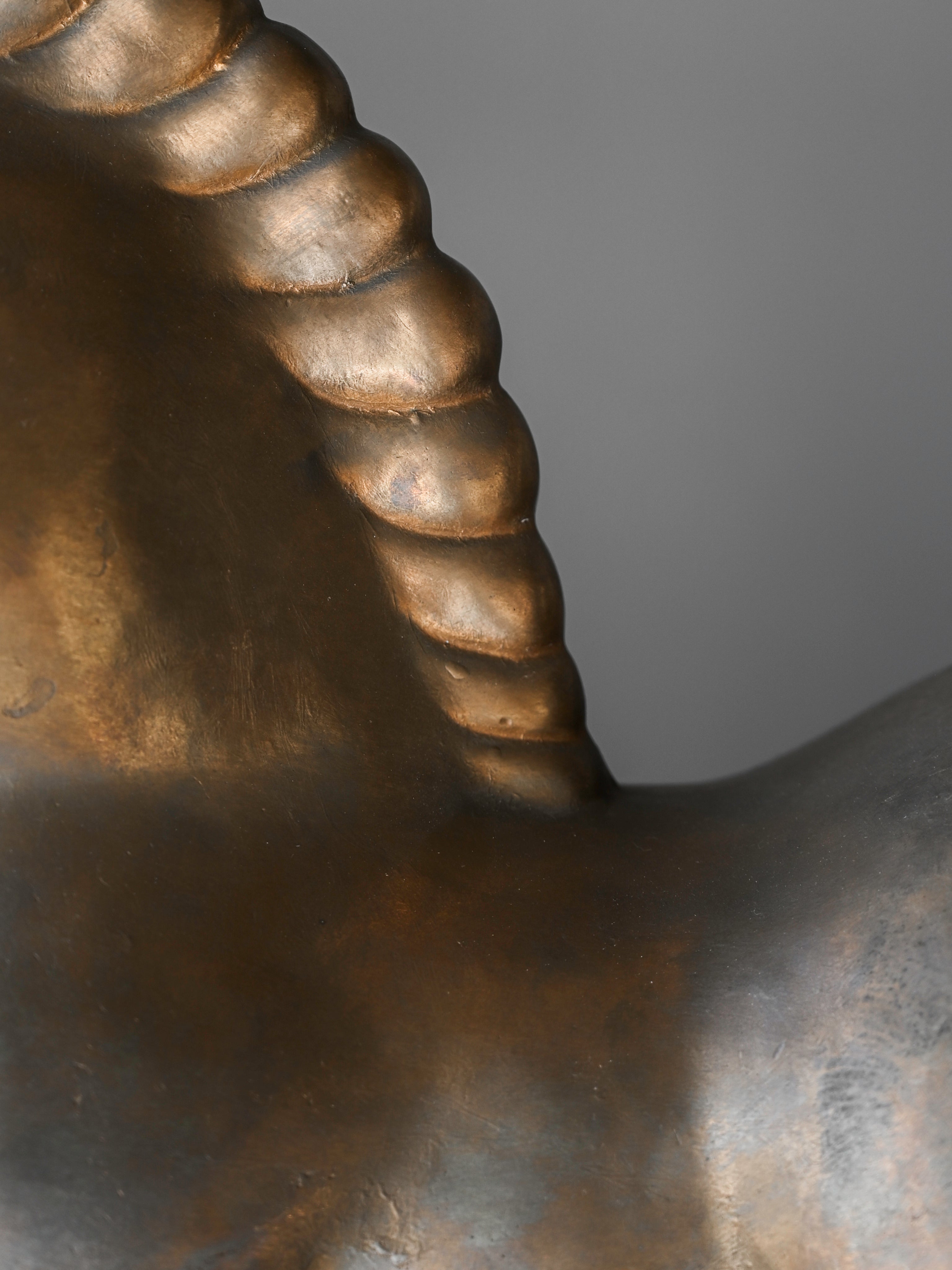 Mid-Century “Libbiloo” in Cast Bronze — lifestyle setting
