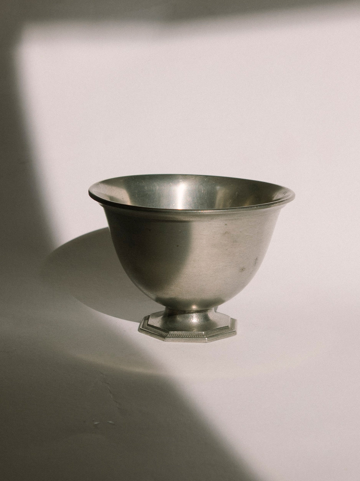 Just Andersen Art Deco Pewter Footed Bowl | Denmark - c. 1920s by Trove Paris | The Oblist