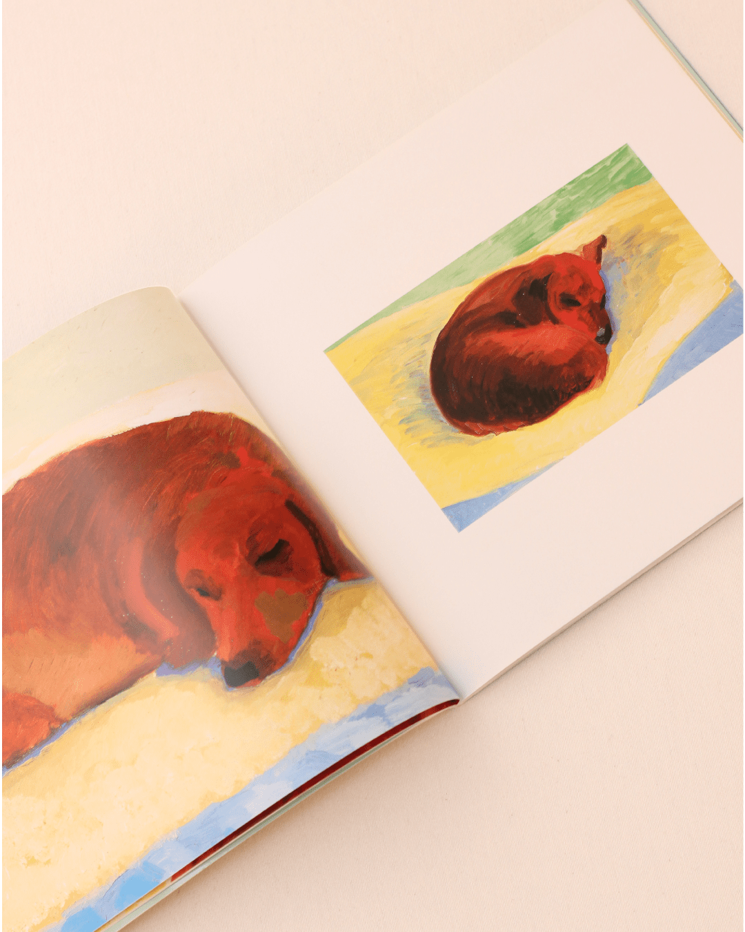 David Hockney's Dog Days — close-up