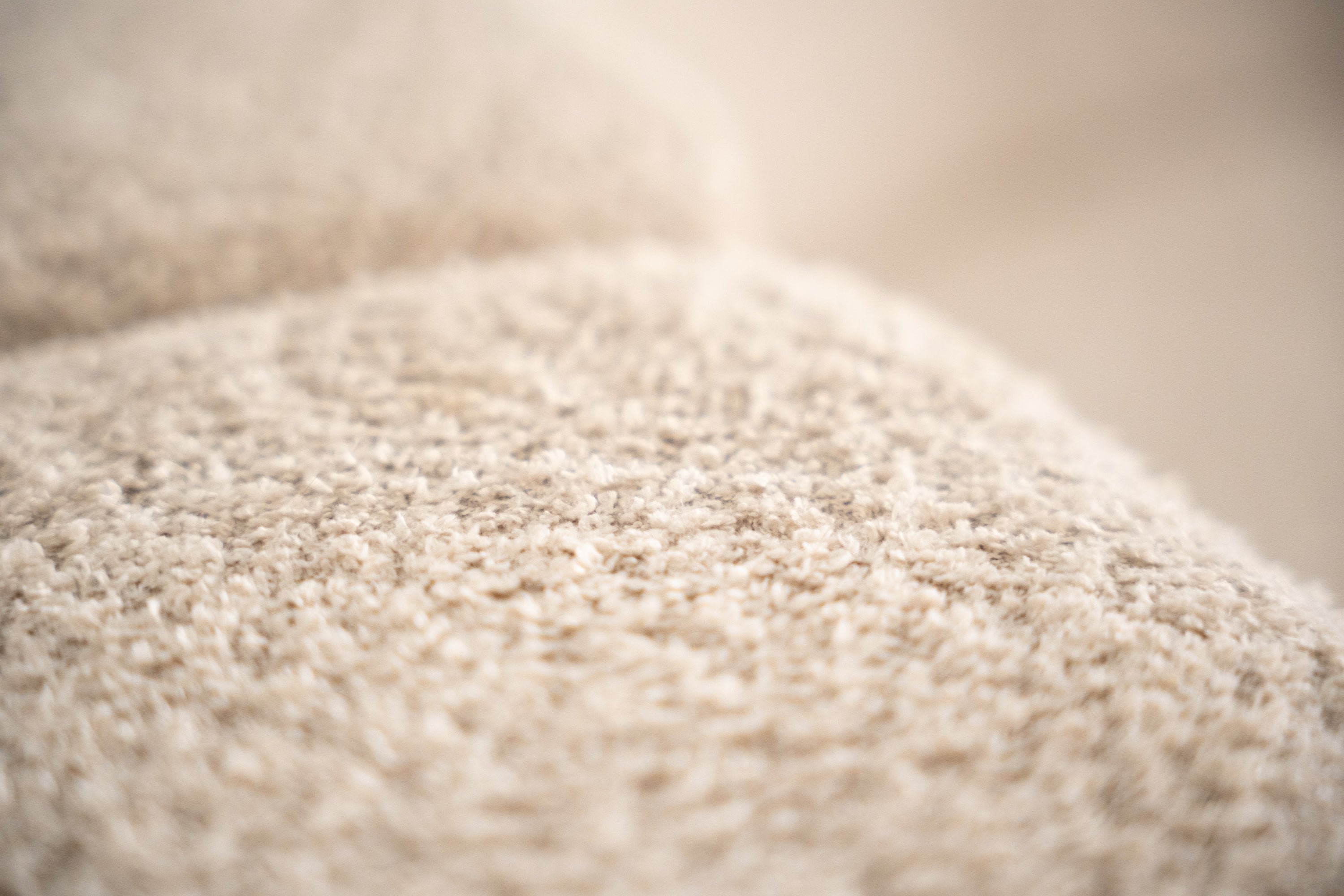 Lara Modular Sofa by Roberto Pamio, Renato Toso and Noti Massari for Stilwood — close-up of soft beige fabric texture