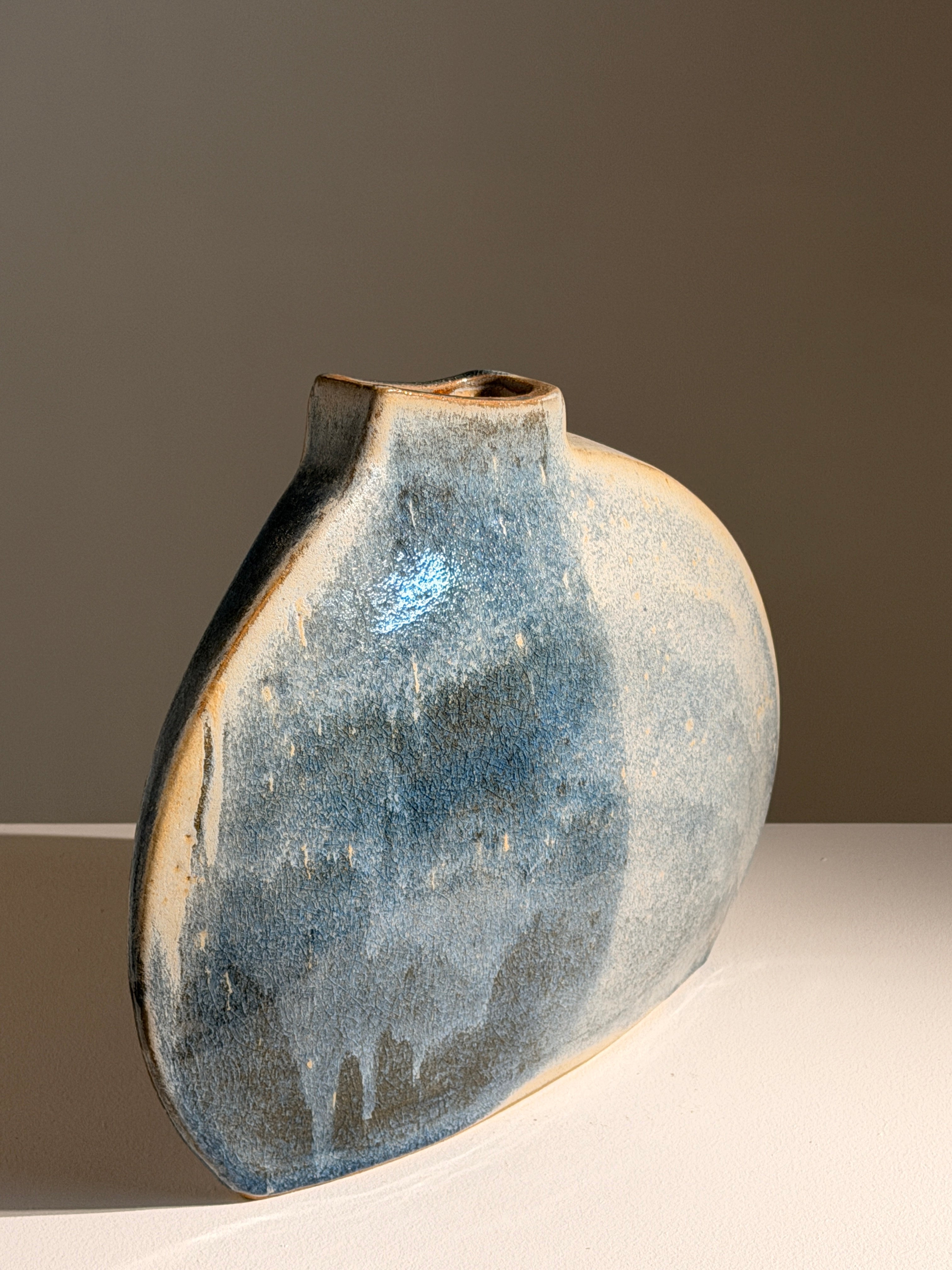 Lenticular sculptural vase by Jean-Claude Séris, circa 1960 — alternate view