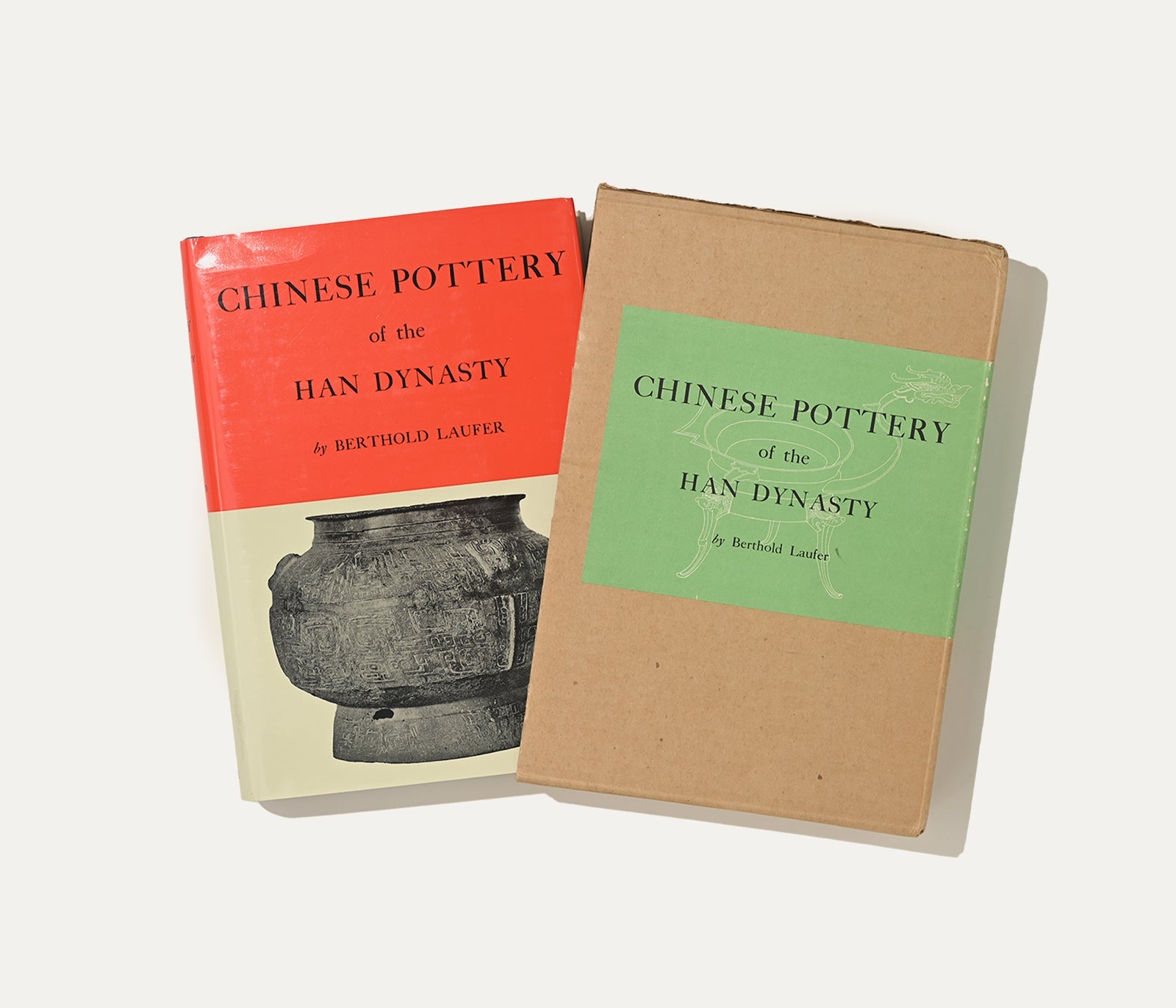 Chinese Pottery of the Han Dynasty, Berthold Laufer, 1970 Art Book — side angle