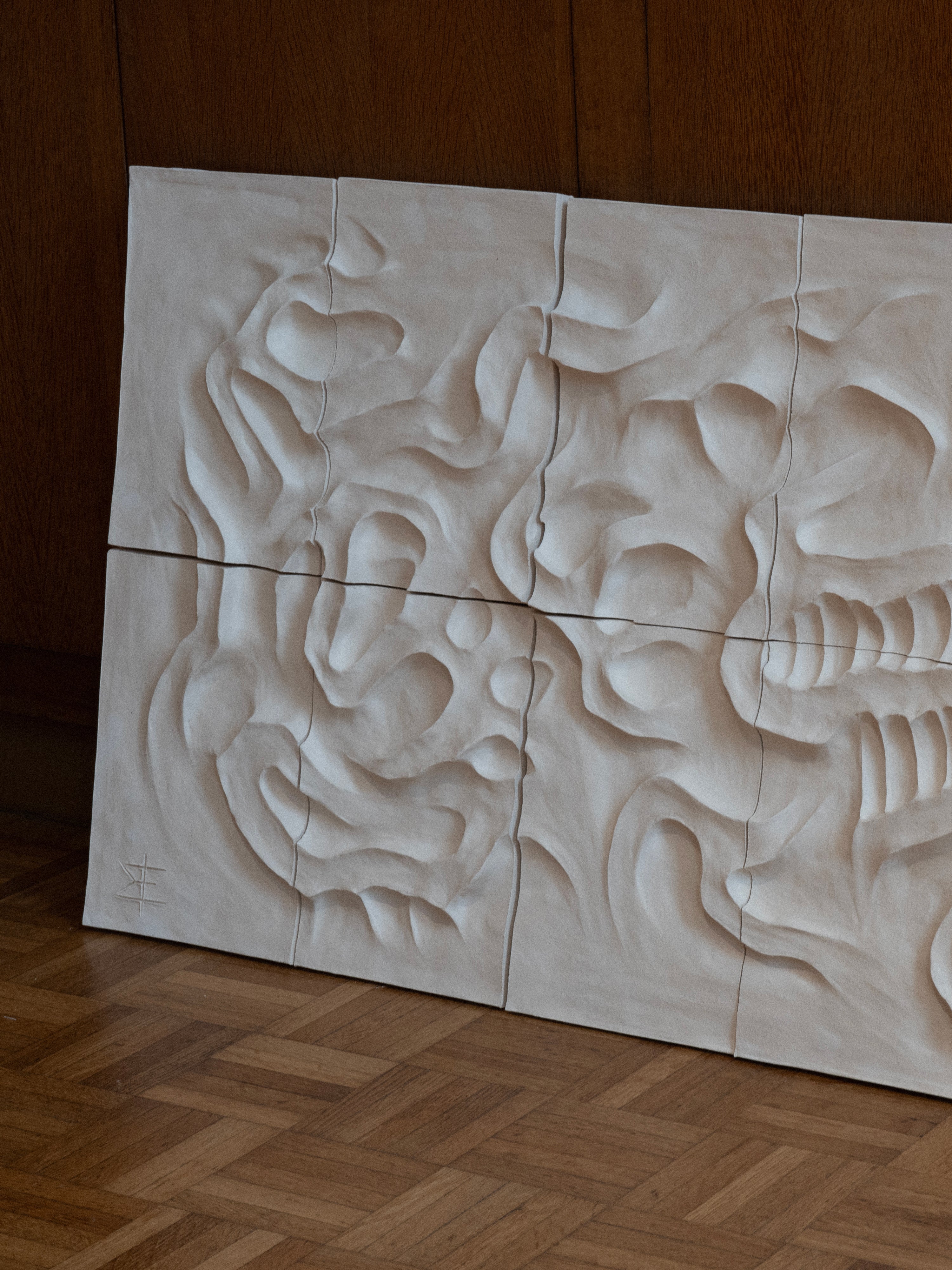 Le Grand Blanc - Wall Sculpture