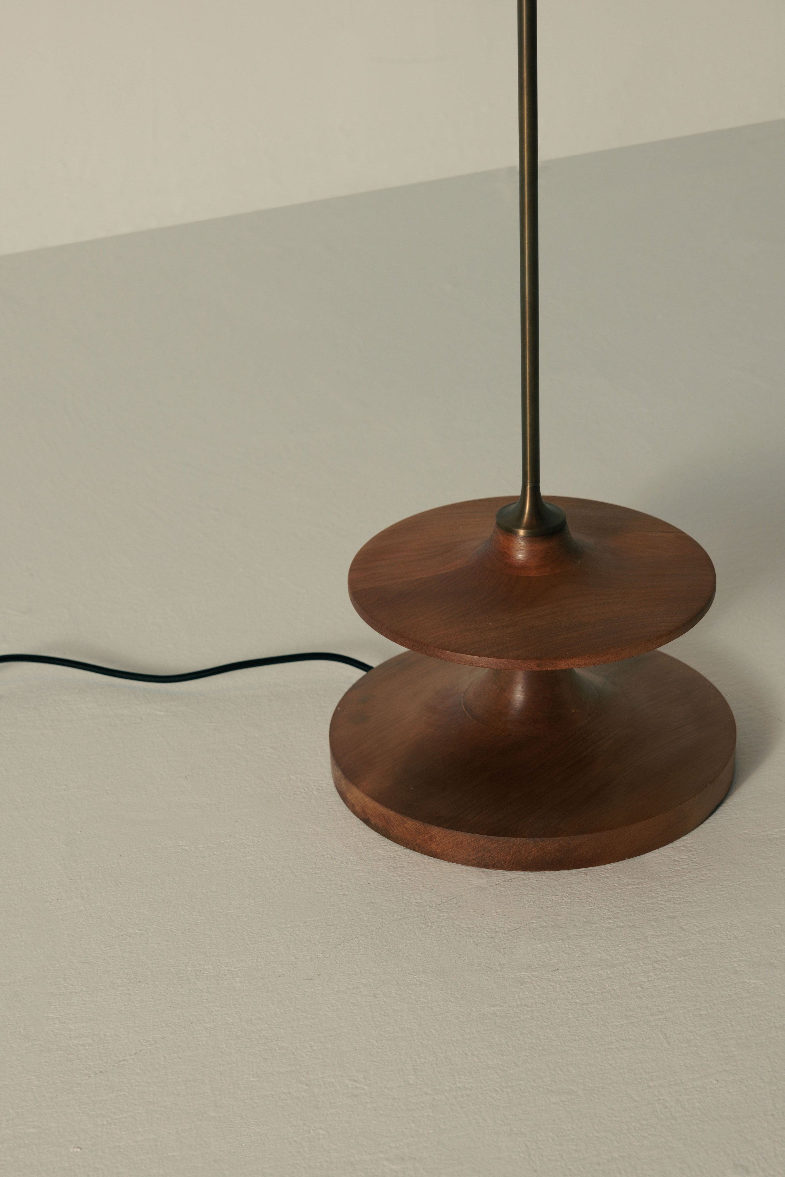 Hour Agathis Floor Lamp — side angle