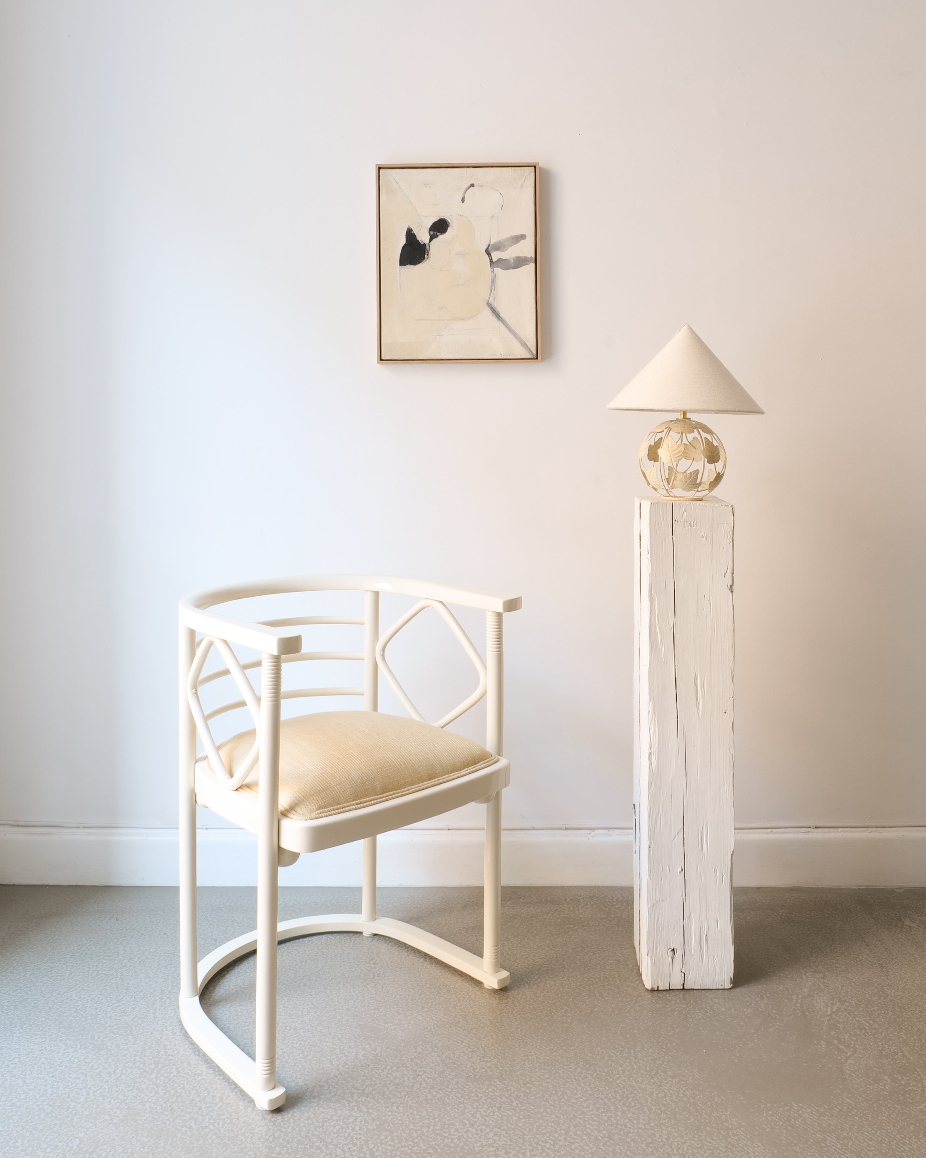 Peinture de Composition Abstraite par Bertil Berntsson 1957