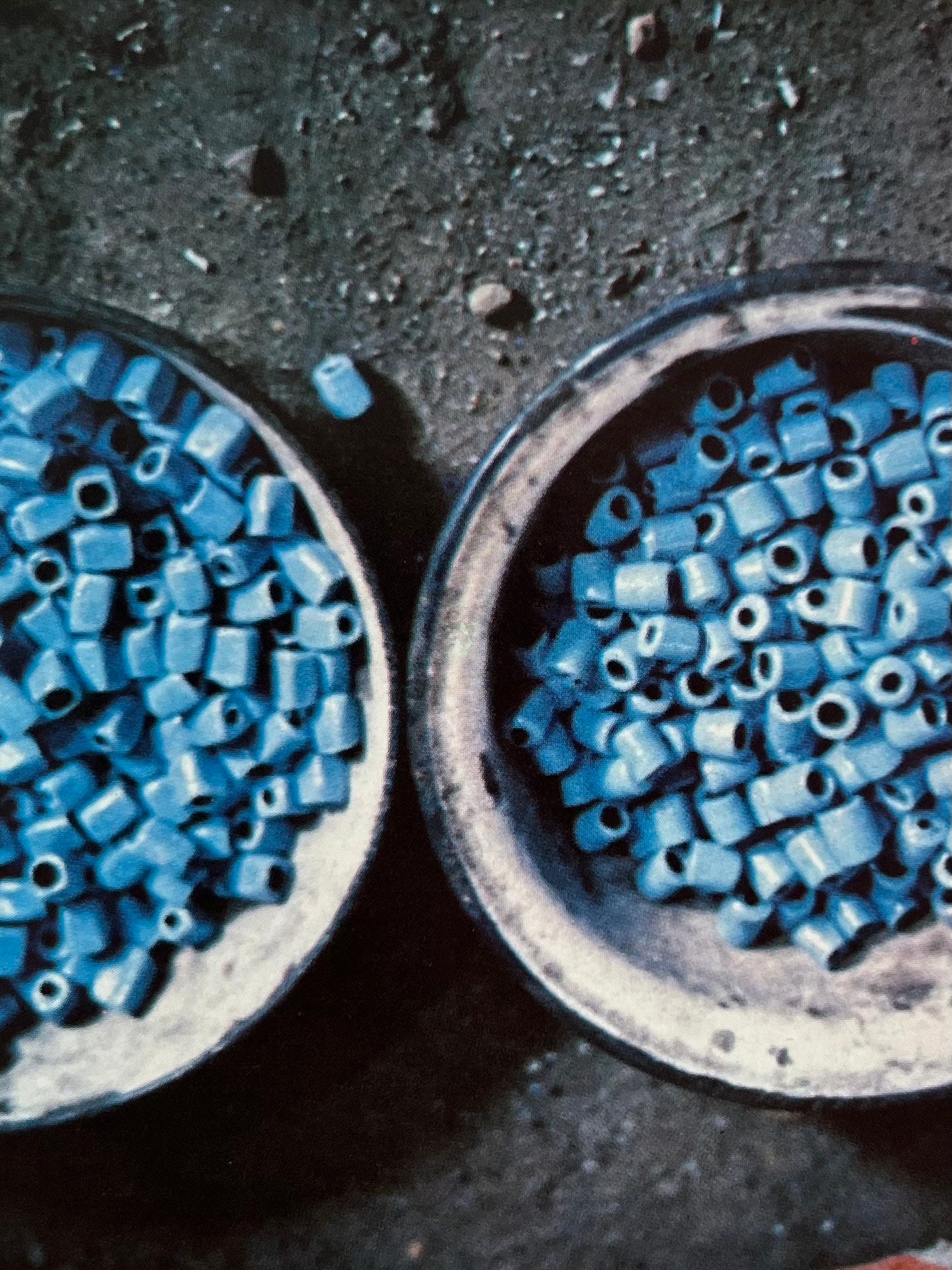 Glass Beads - Anatolian Glass Bead Making - Vintage Book, 1988 — close-up