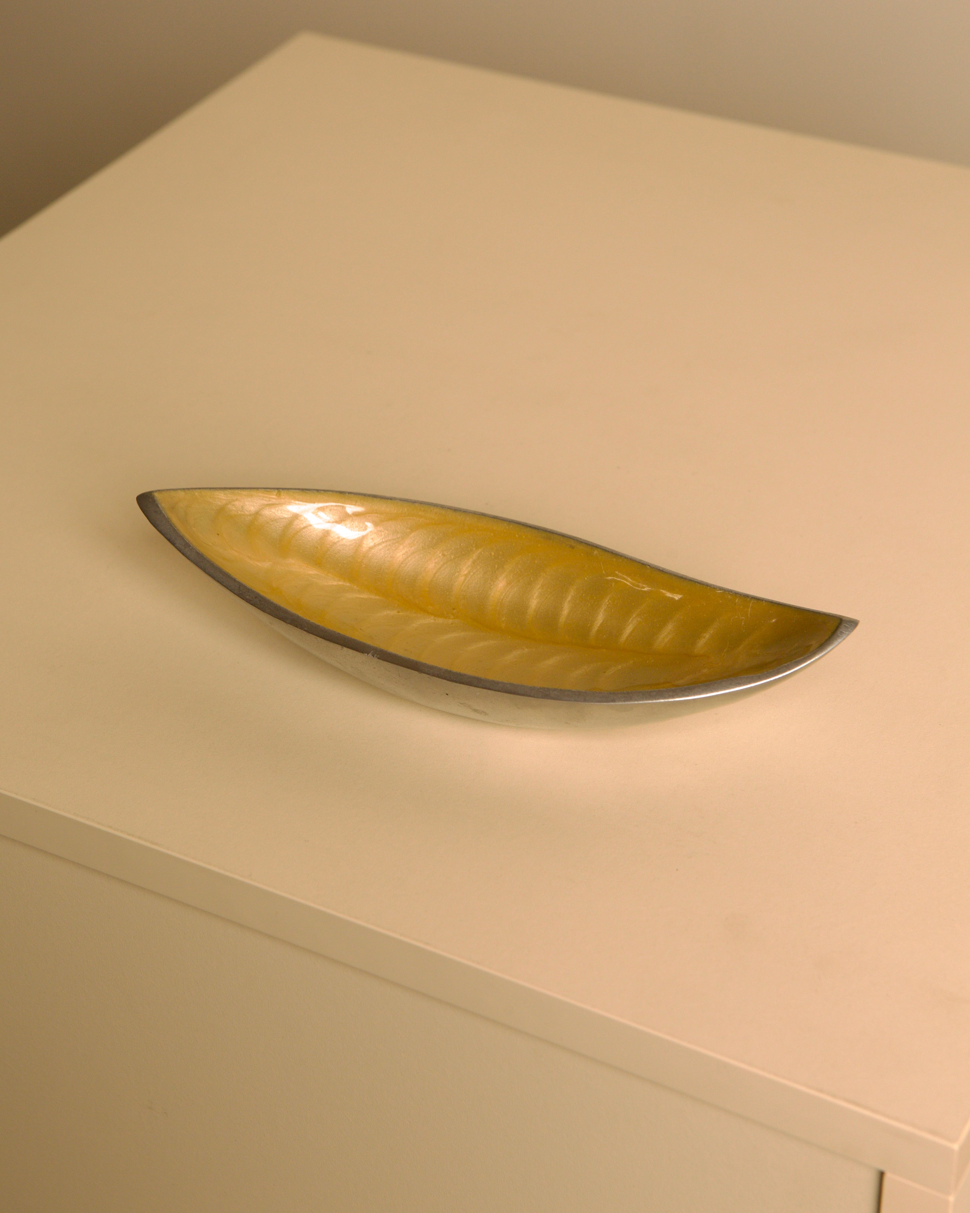 "Galassia" Aluminium Catchall Dish by Brandani, 1980s by Treaptyque | The Oblist