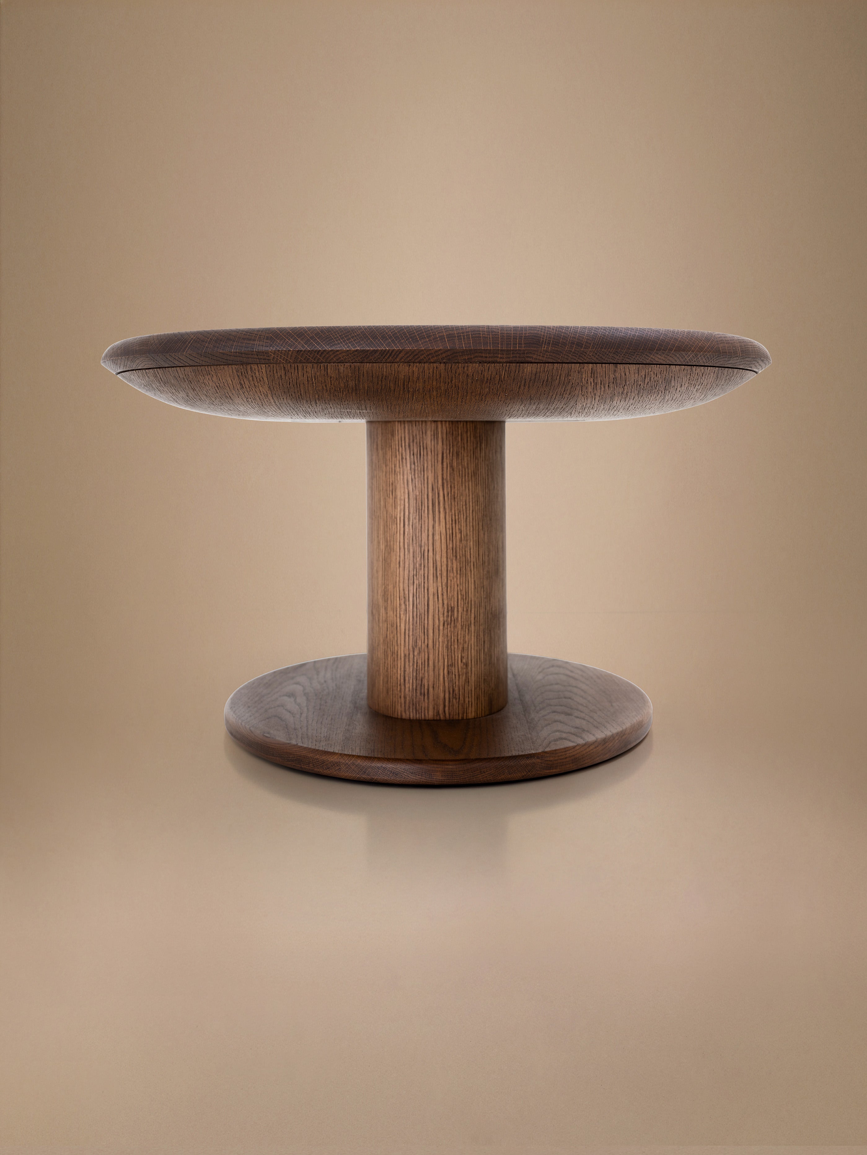 Emba Coffee Table in Oak — side angle