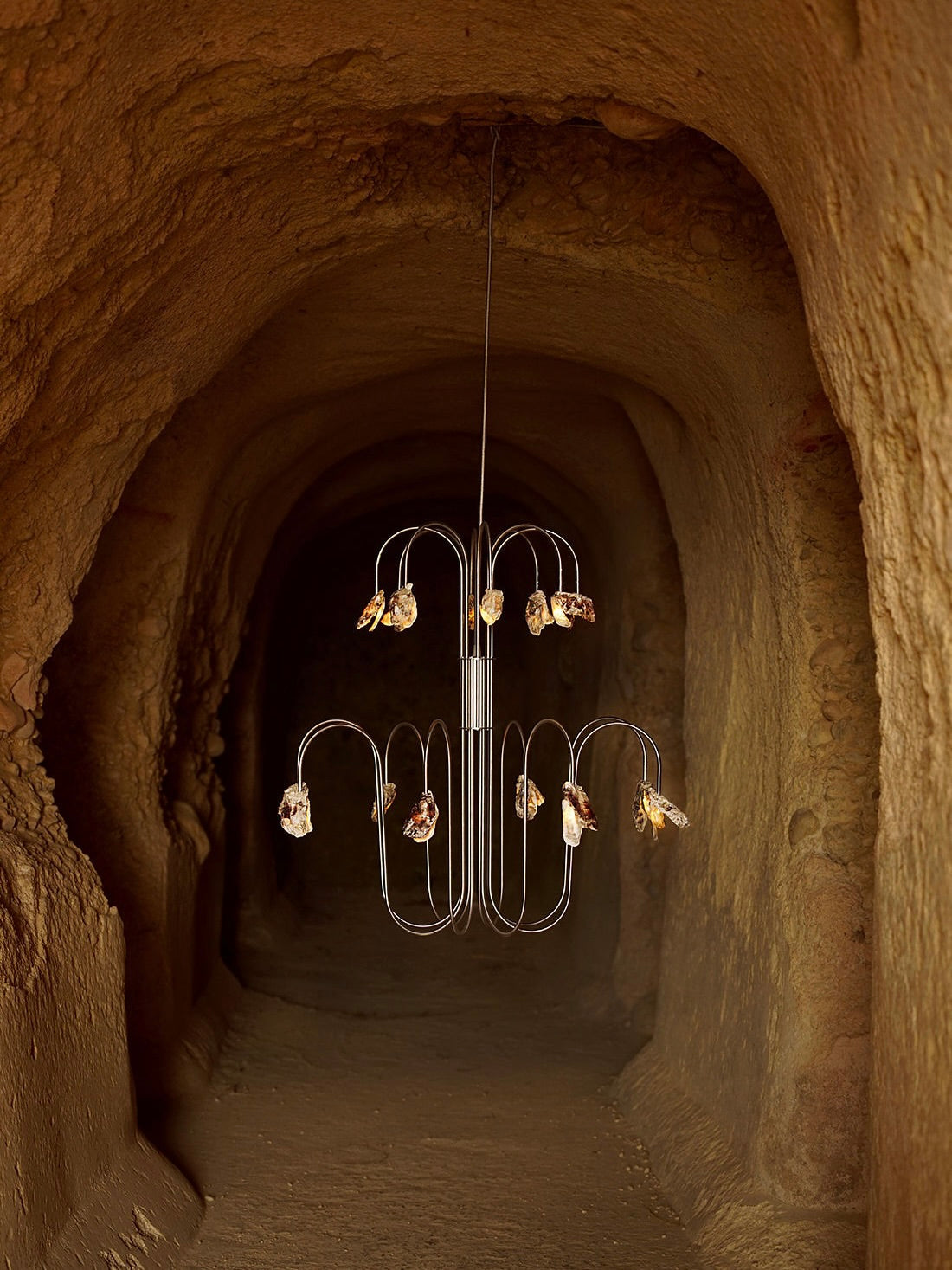 Chandelier With The Oysters — side angle