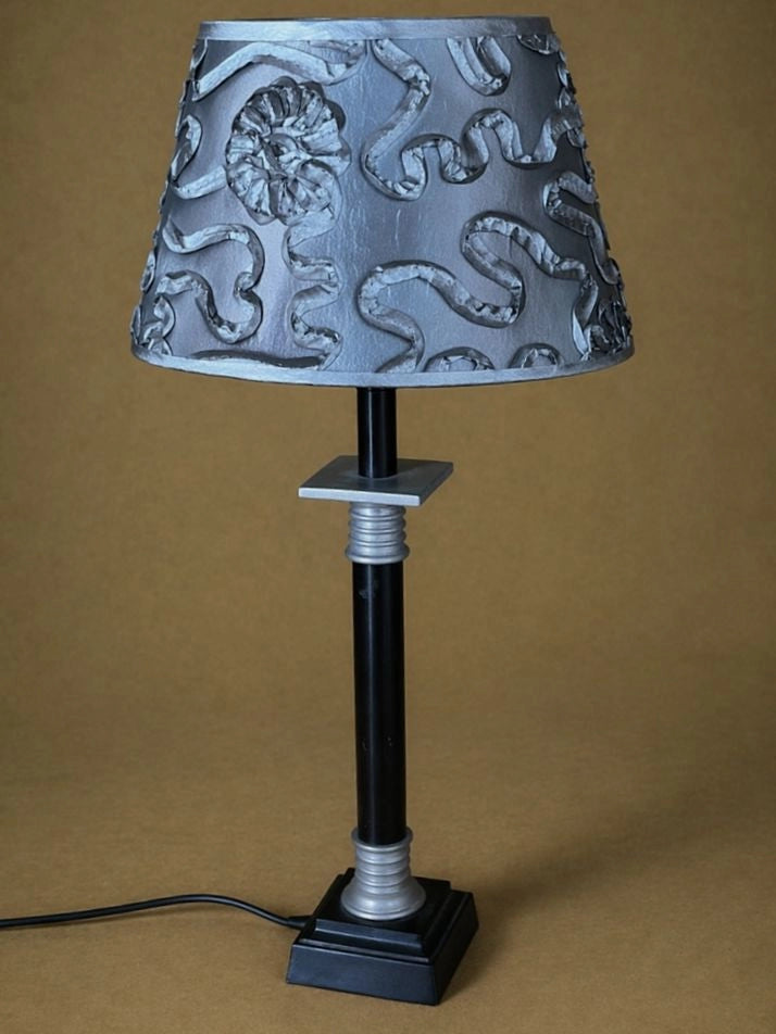 80s Amsterdam Vintage Table Lamps in Metal — detail view