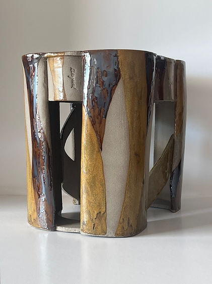 DISPLACED LANDSCAPES Side Table — side angle