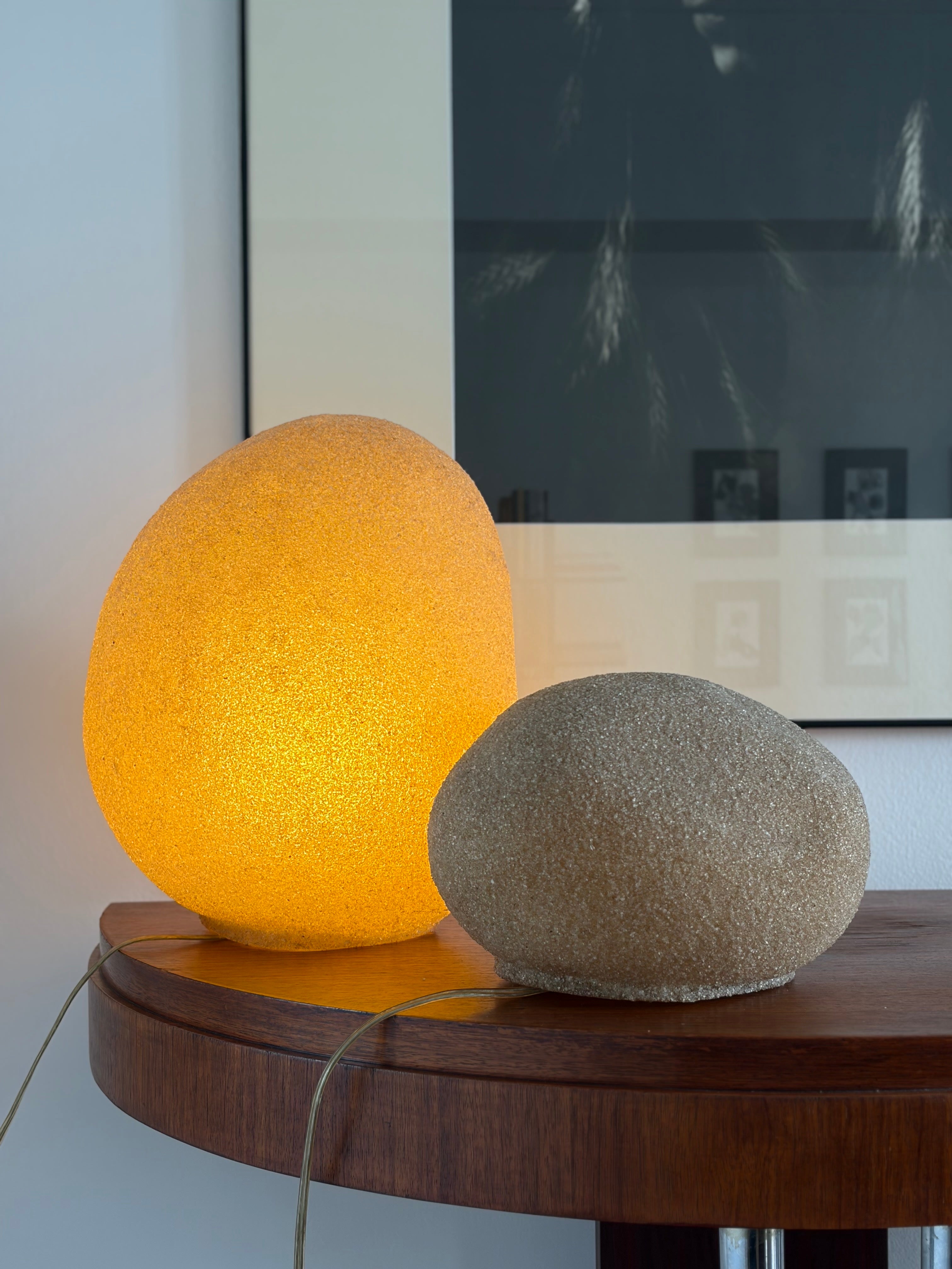 Large Moon Rock Pair Attributed to André Cazenave, c. 1969–1975 — close-up