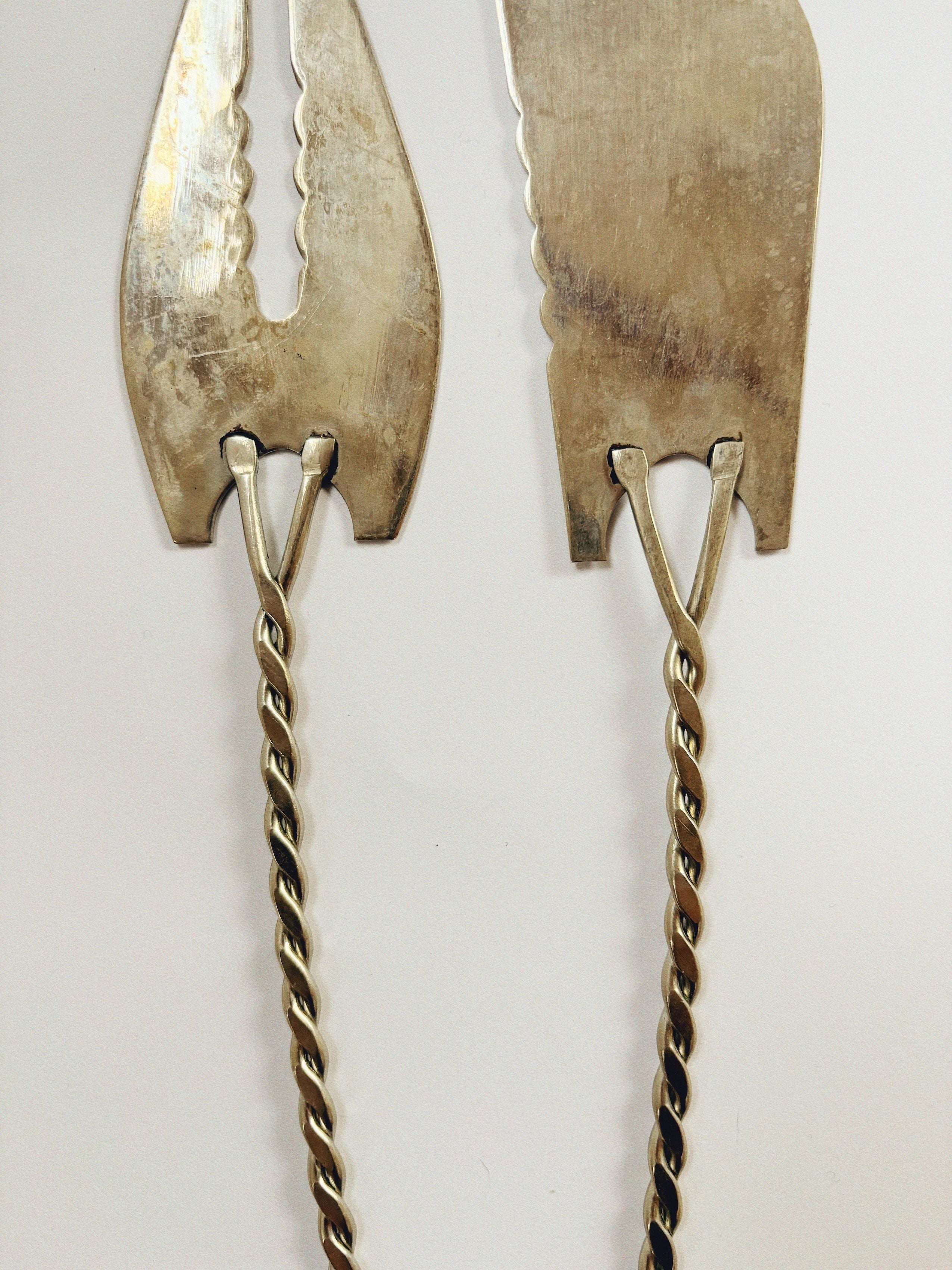 Silver Plated Filigree Serving Cutlery
