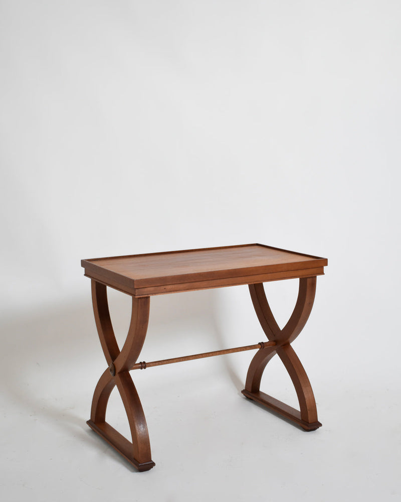 Curule neoclassical side table, 1940s by Barracuda Interiors | The Oblist