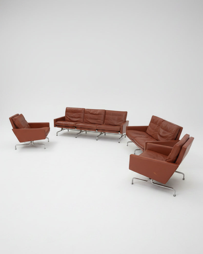 PK 31/3 Sofa Set by Poul Kjaerholm for Fritz Hansen, 1958 by Galerie Boketto | The Oblist