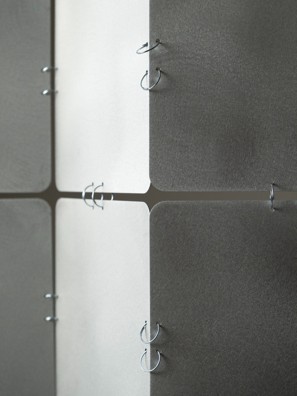 Nolastar_aluminium – Room Divider And Curtain — detail view