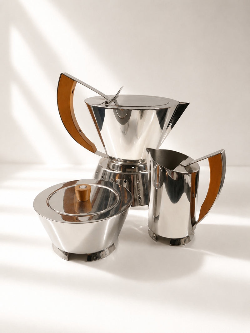 Postmodern tea set by Peter Maly for Wilkens Germany - 1980s by Dodo Vintage | The Oblist