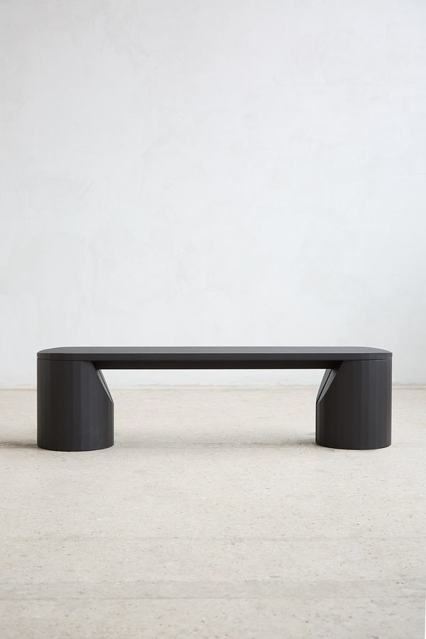 Solid Wood Barrow Bench by Mary Ratcliffe Studio | The Oblist